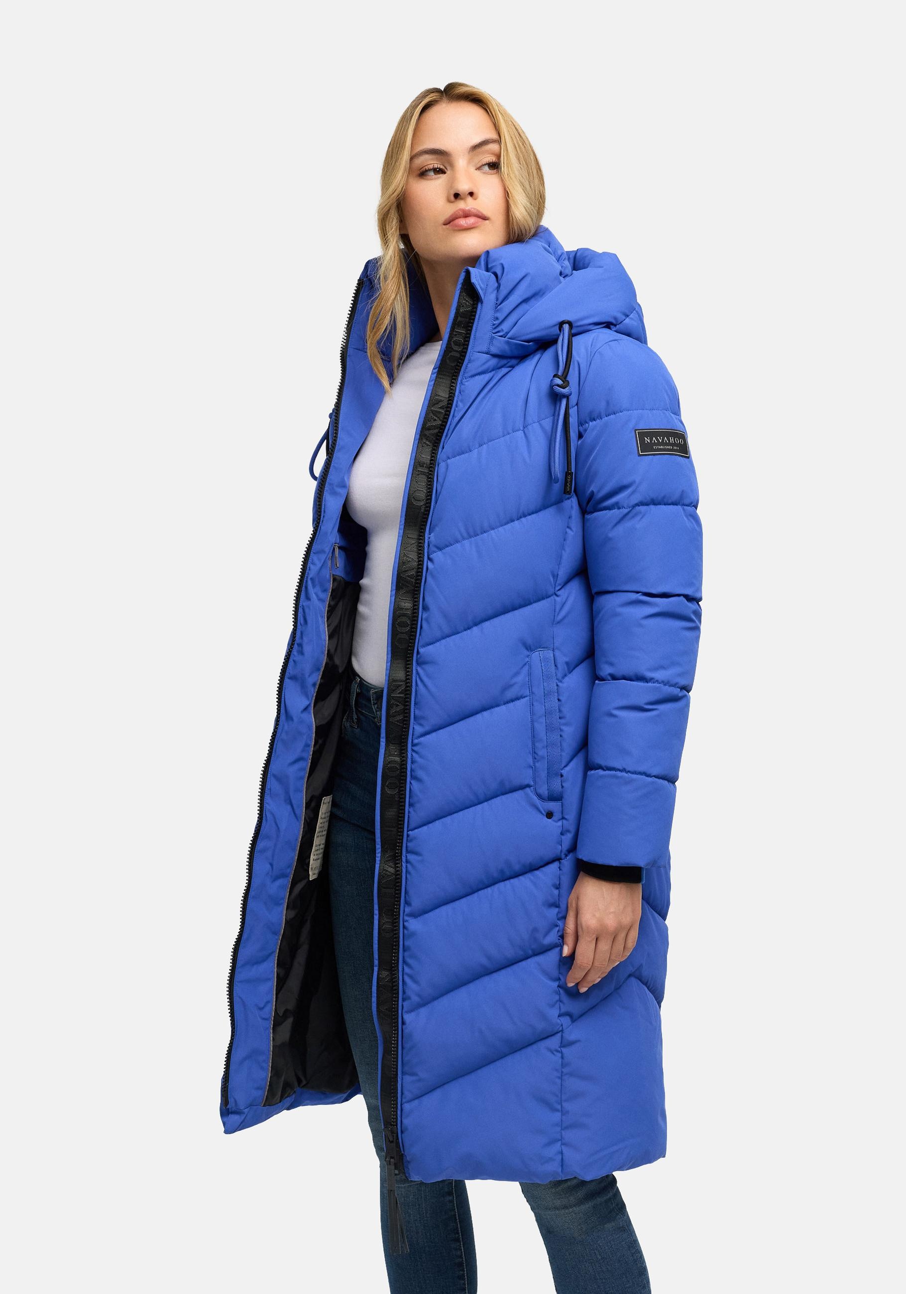 Navahoo Steppmantel "Sahnekatzii XIV" Schicker Wintermantel mit kuschlig warm wattiertem Kragen