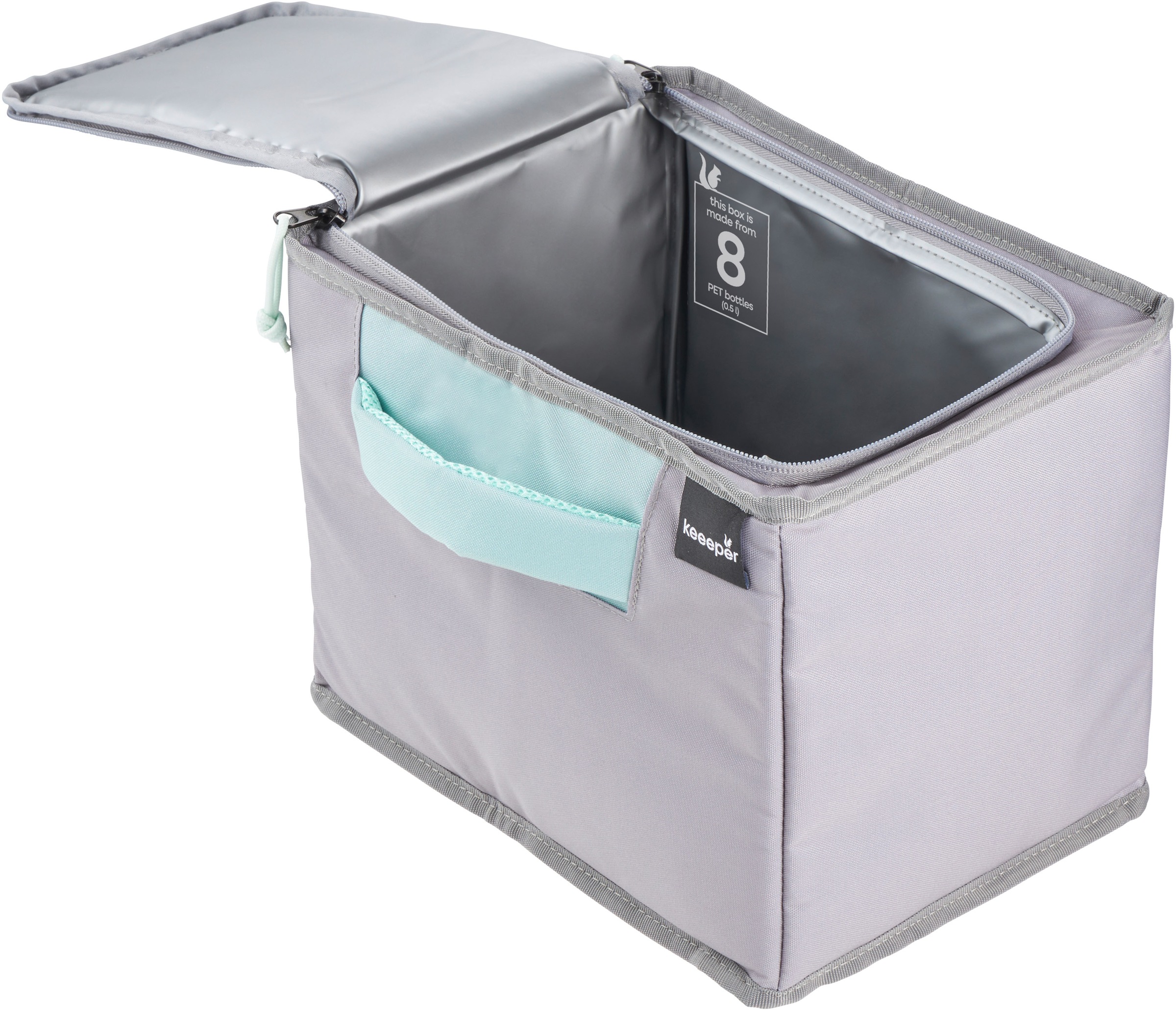 keeeper Klappbox »lea 32l und faltbarere Isoliertasche nea 13l« Soft-Touch-Griffe, zusammenklappbar, wasserabweisend