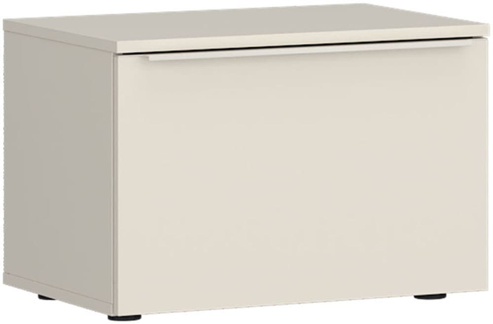TOM TAILOR HOME Nachtkommode "COLOR PUZZLE - Schublade mit farbigem Griff" Nachttisch mit Schublade, Softclose