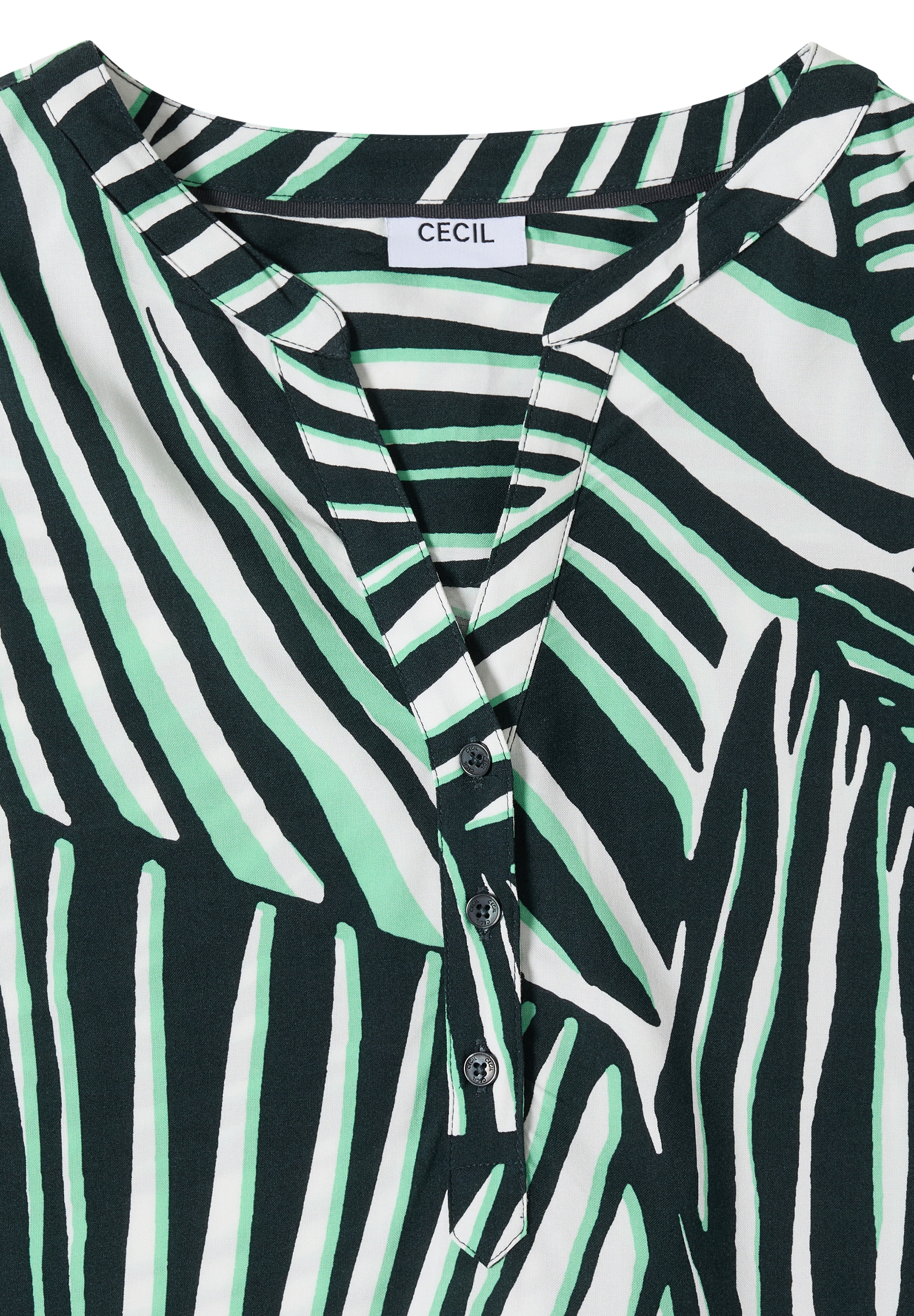 Cecil Kurzarmbluse aus softer Viskose