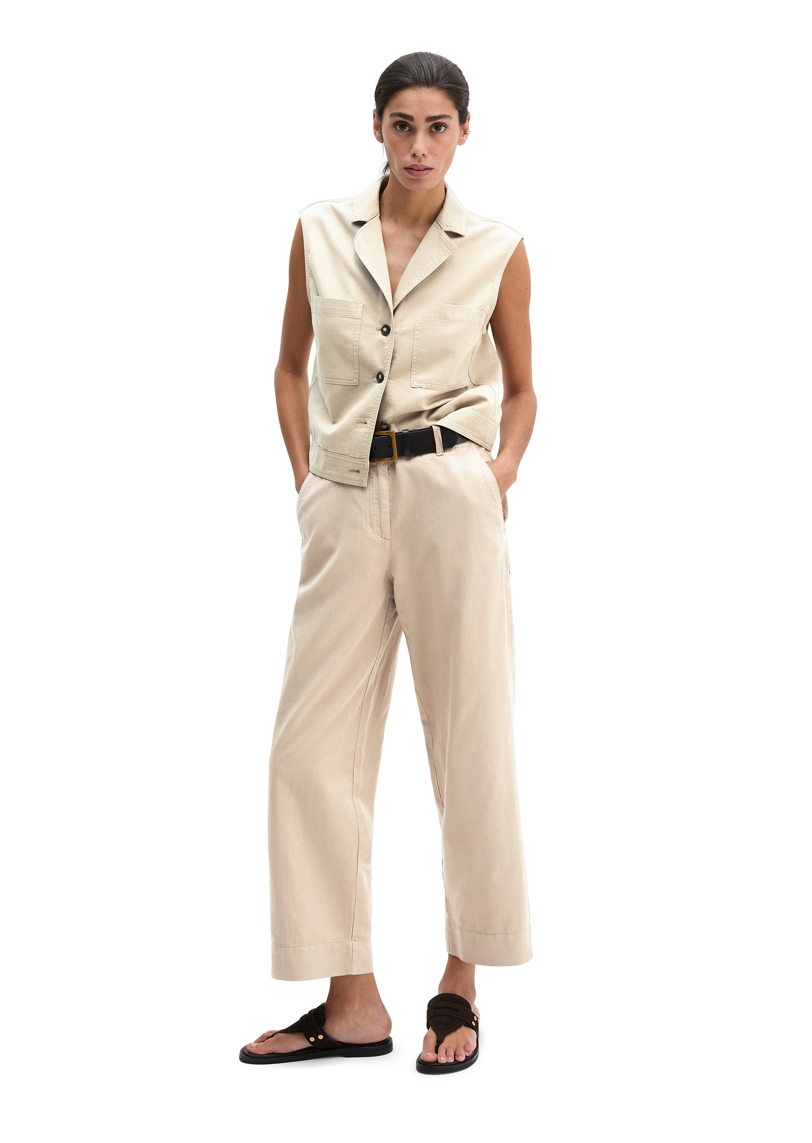 Marc O'Polo Anzugweste »aus Bio-Baumwolle-Lyocell-Leinen-Mix«