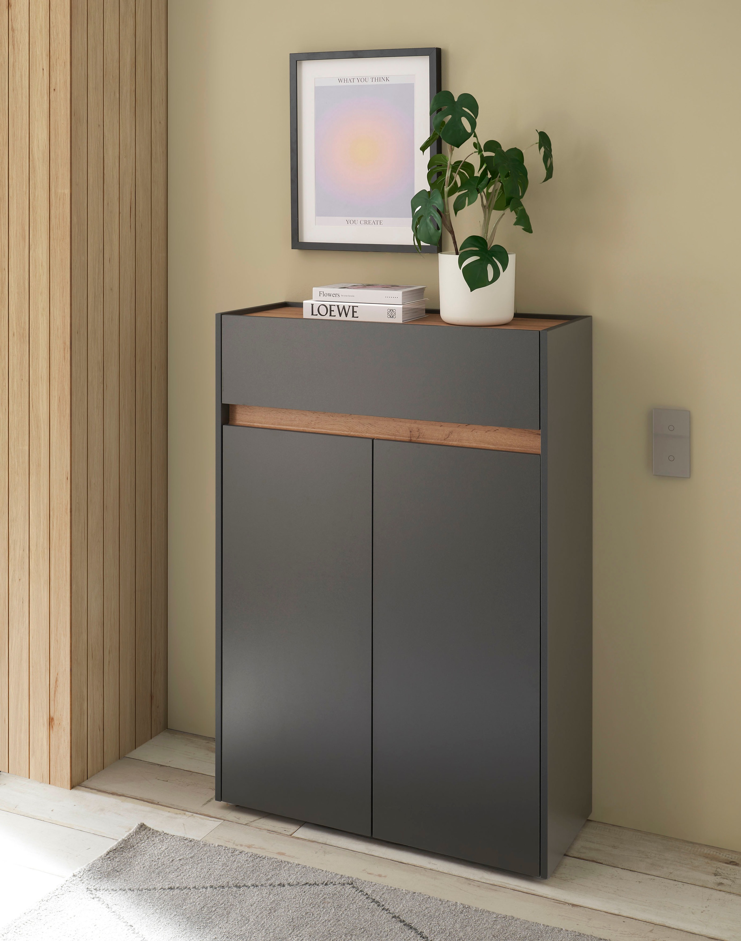 Home affaire Schuhschrank "City/Giron, modernes Schuhregal, Schrank für 16 günstig online kaufen