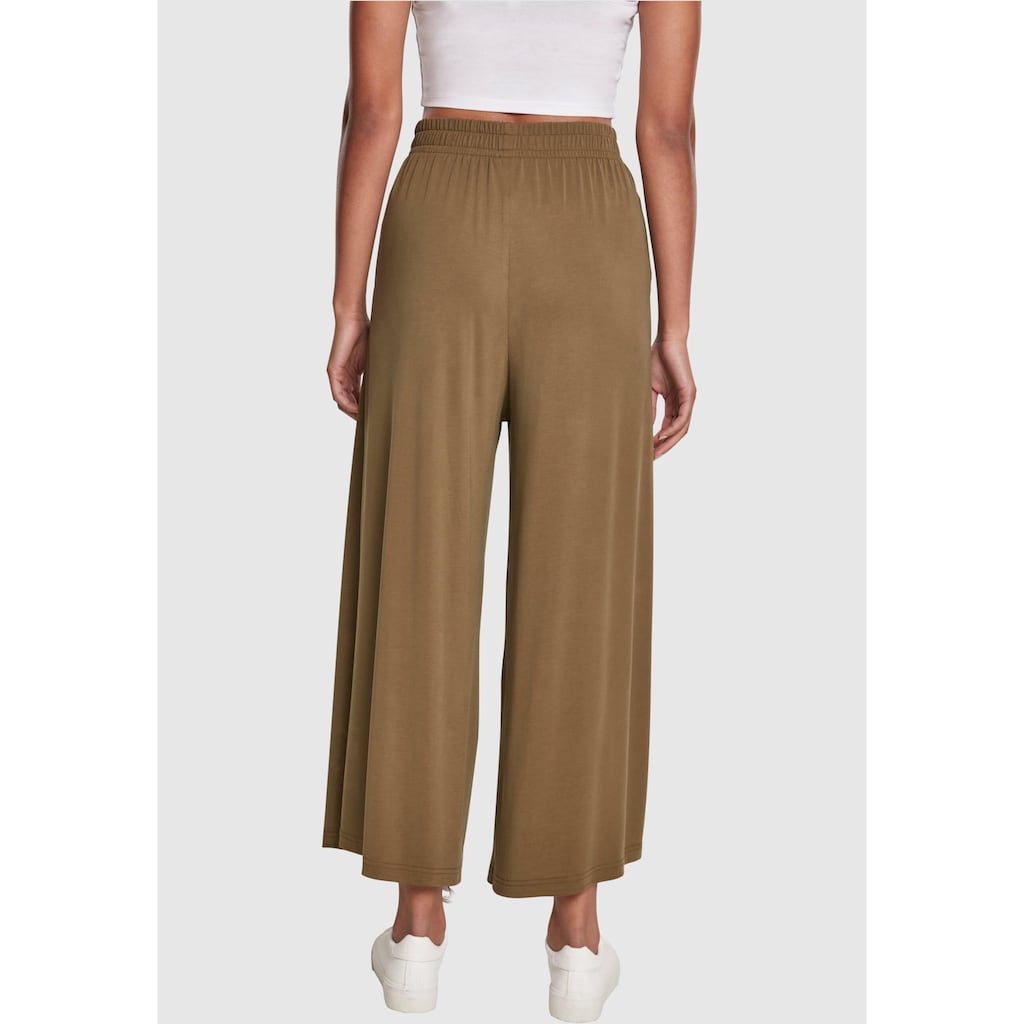 URBAN CLASSICS Bequeme Jeans »Urban Classics Damen Ladies Modal Culotte«, (1 tlg.)