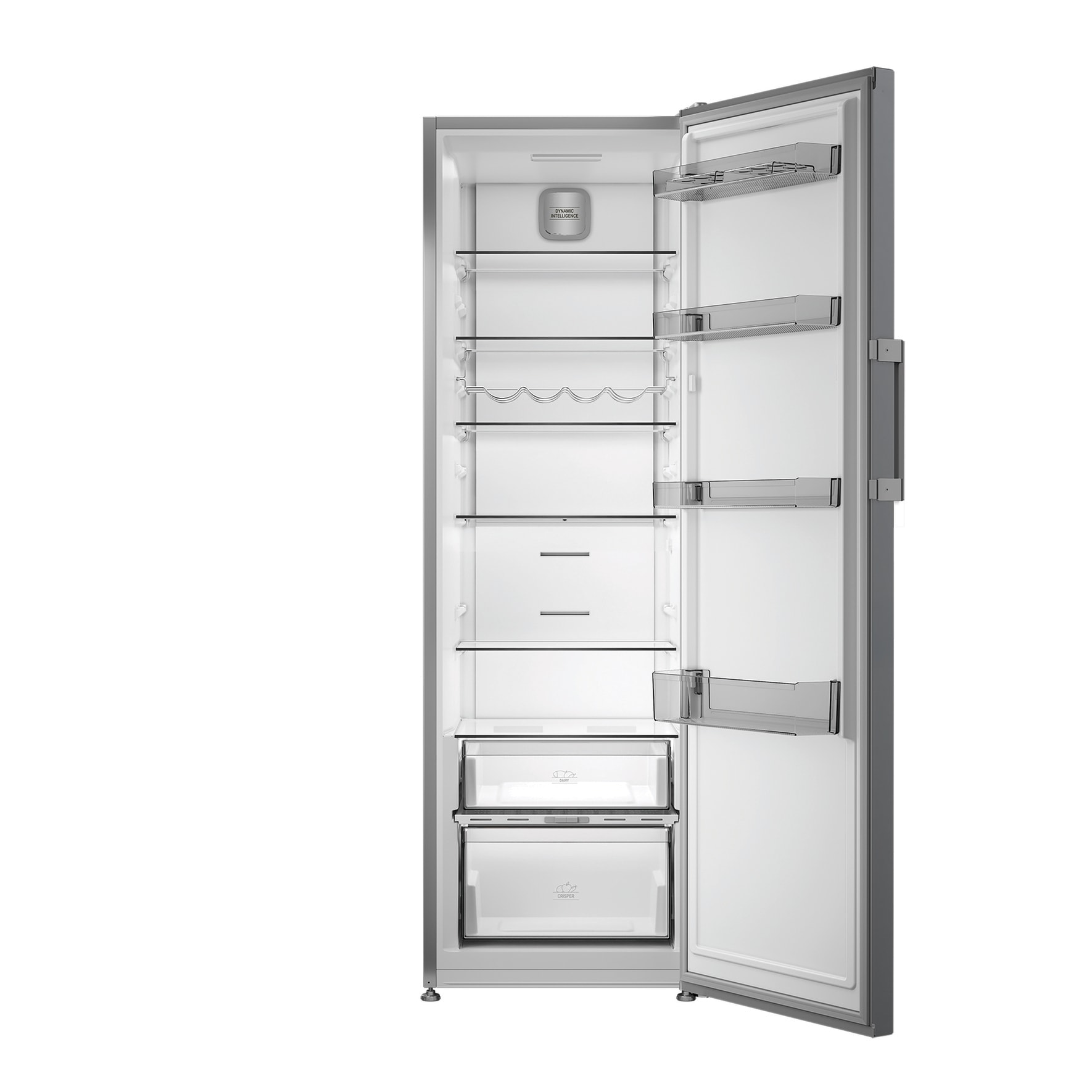 BAUKNECHT Kühlschrank KR 186GC IN »KR 186GD IN« 186,5 cm hoch 59,7 cm breit SmoothFit - 90°-Türöffnung für mehr Komfort