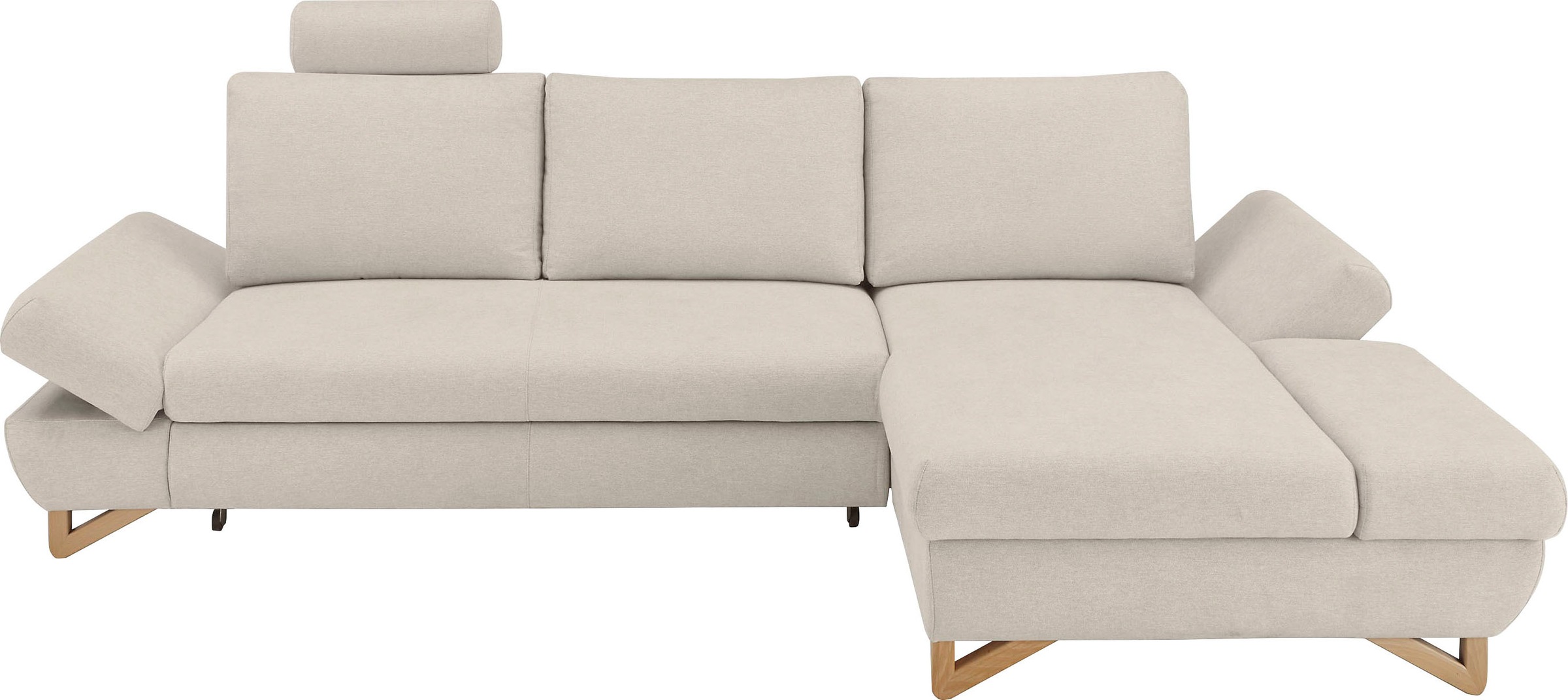 Home affaire Ecksofa "City/Giron, L-Form," verstellbare Armlehnen mit Raste günstig online kaufen