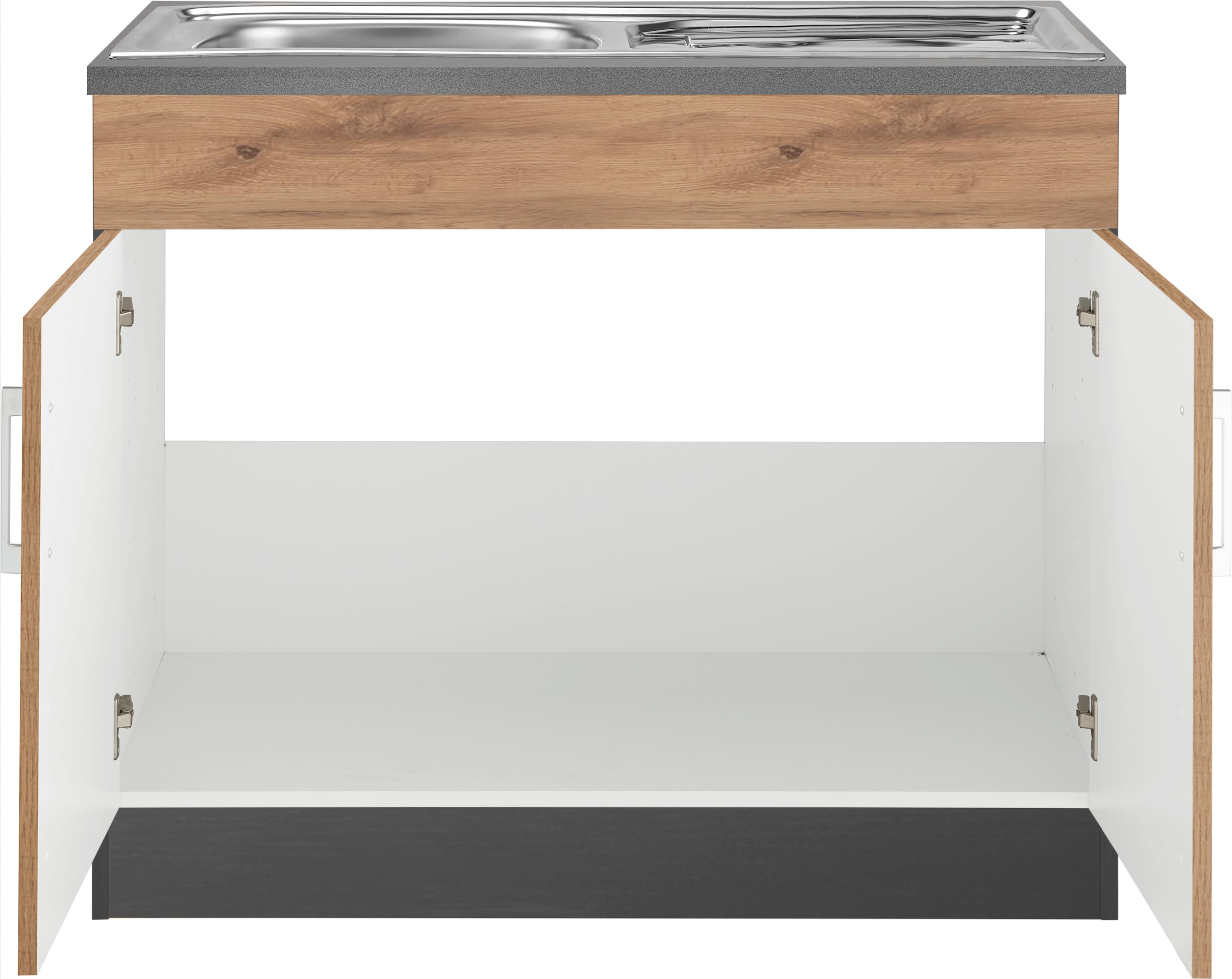 KOCHSTATION Spülenschrank »KS-Colmar«, 100 cm, mit Metallgriff