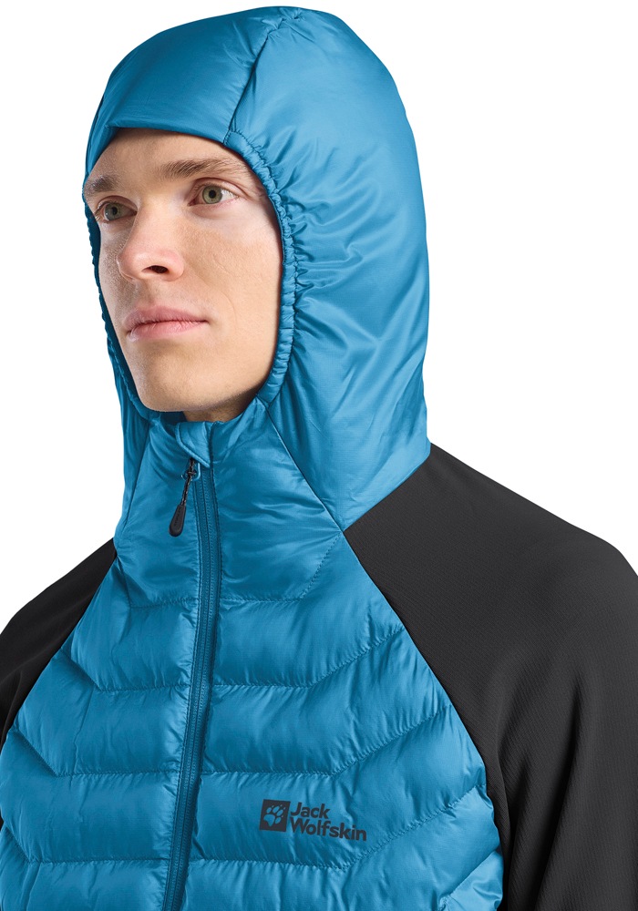 Jack Wolfskin Hybridjacke »ROUTEBURN PRO HYBRID M«, mit Kapuze