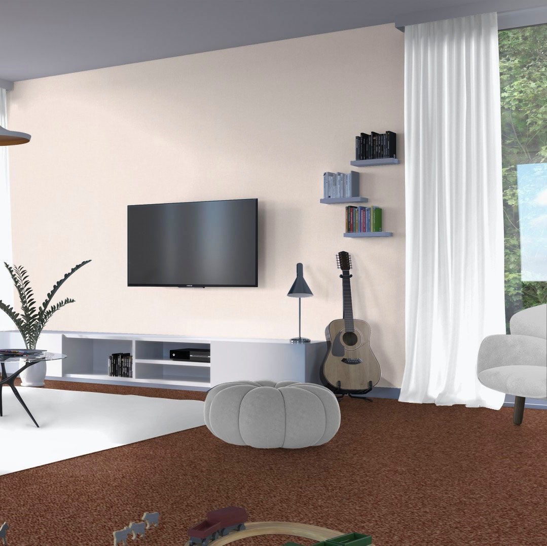 Bodenmeister Teppichboden »Baltic, Schlinge - meliert, Made in Belgium«, rechteckig, 5 mm Höhe, Wohnzimmer, Schlafzimmer, Kinderzimmer, Breite 400/500 cm