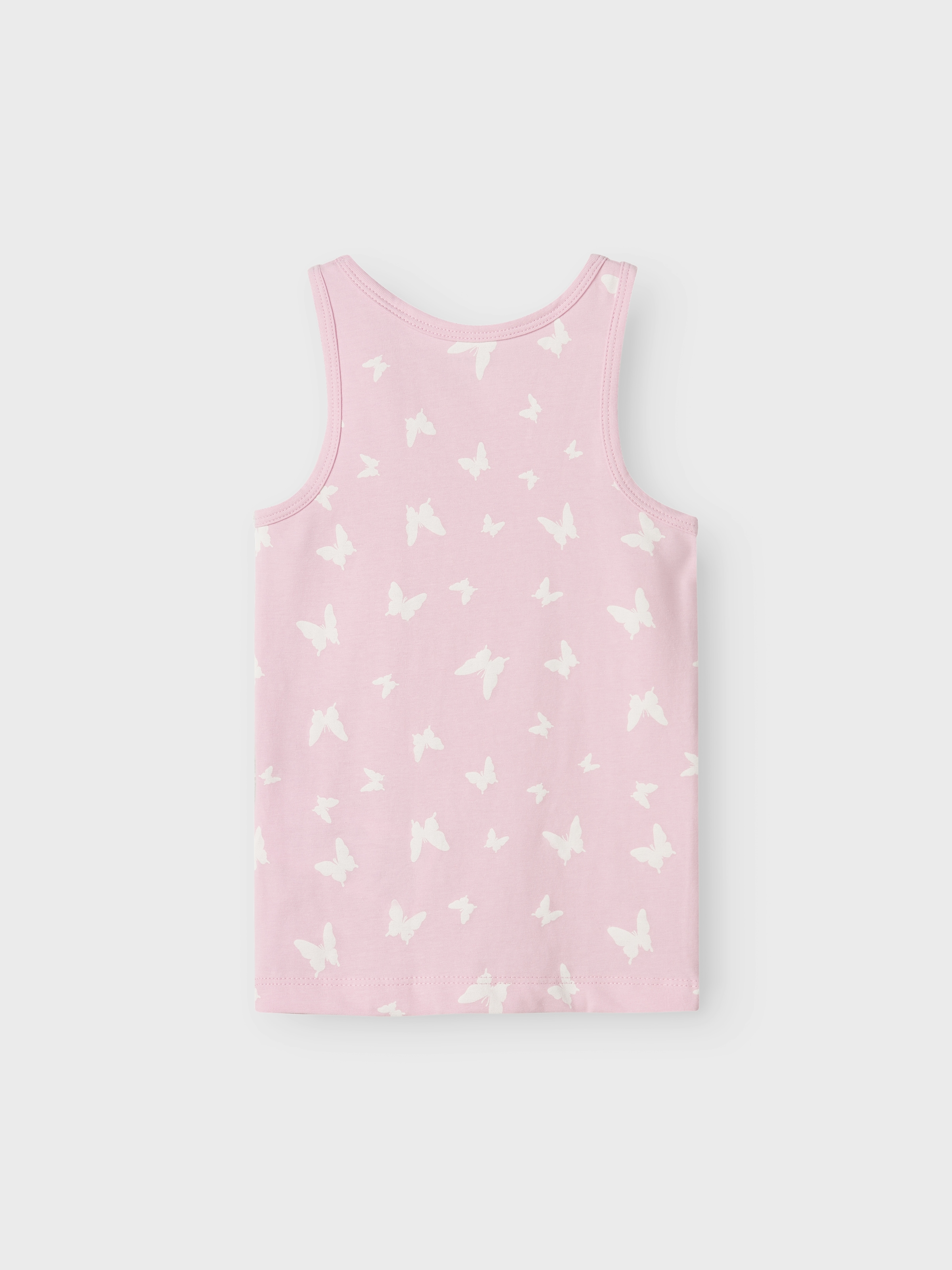 Name It Unterhemd »NMFTANK TOP 2P PINK BUTTERFLY NOOS«, (Set, 2 St.)