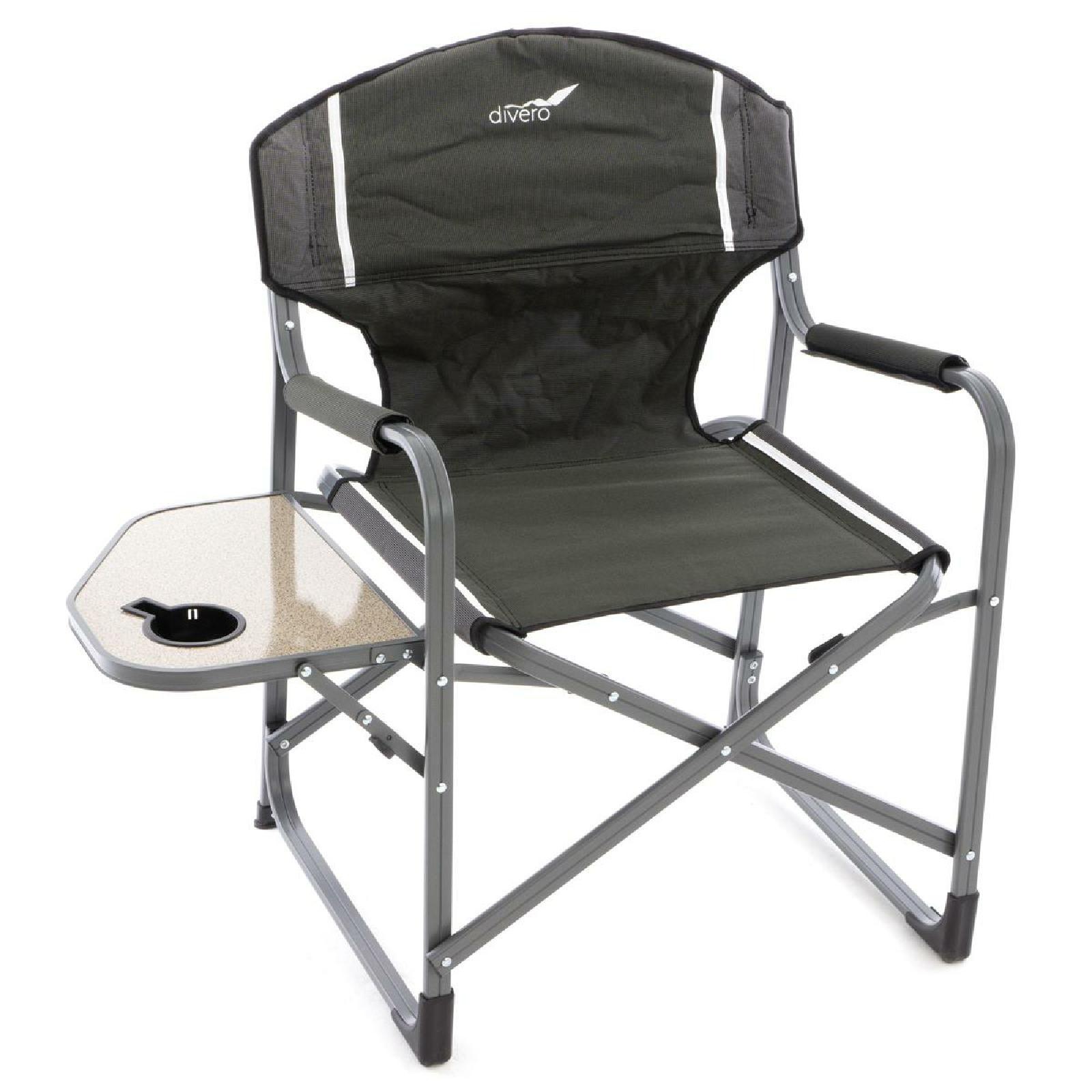 VCM Gartenstuhl "4x Angelstuhl Getränkehalter Campingstuhl klappbar" () günstig online kaufen