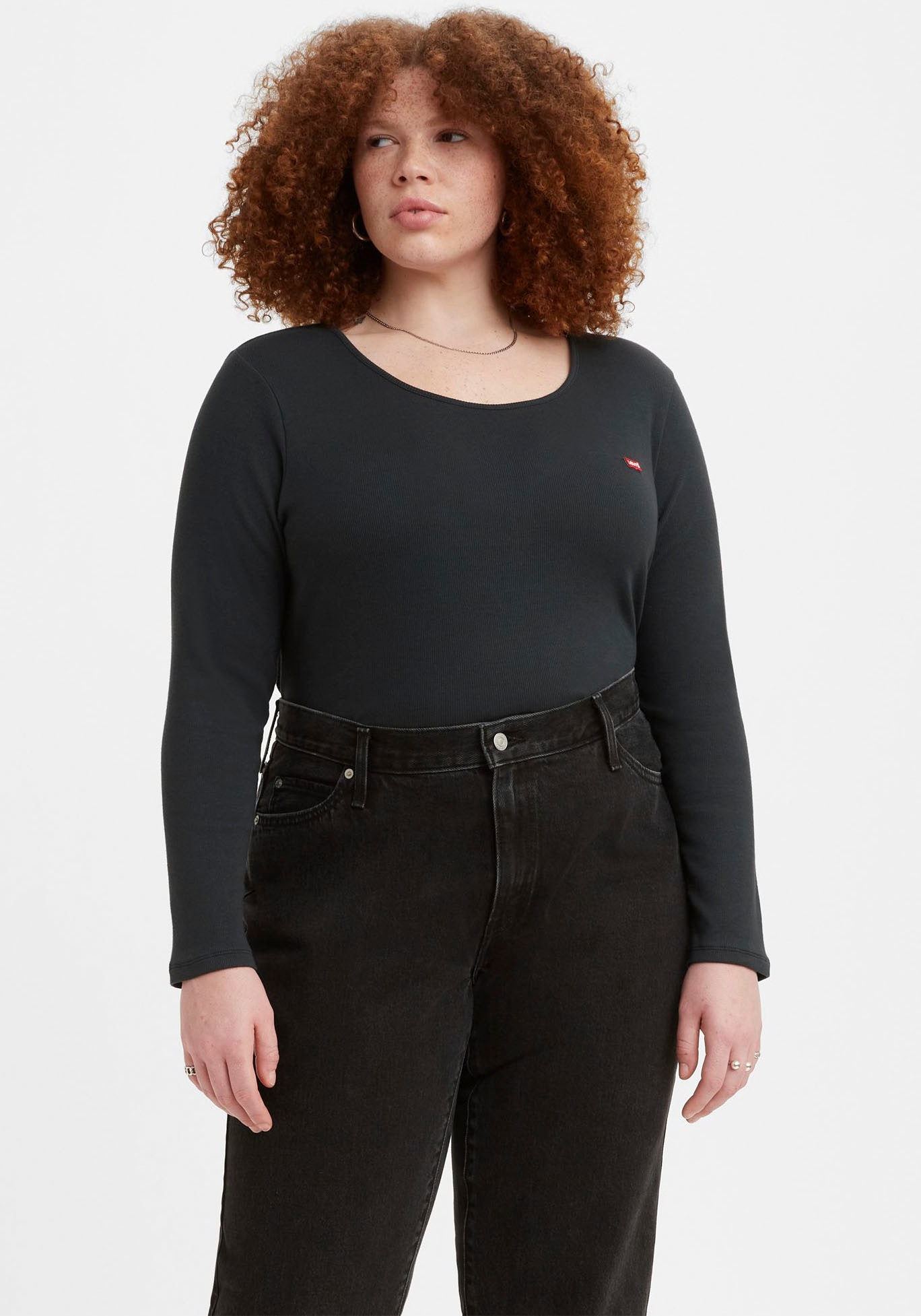 Levis Plus Langarmshirt "HONEY LS BLACKS" günstig online kaufen