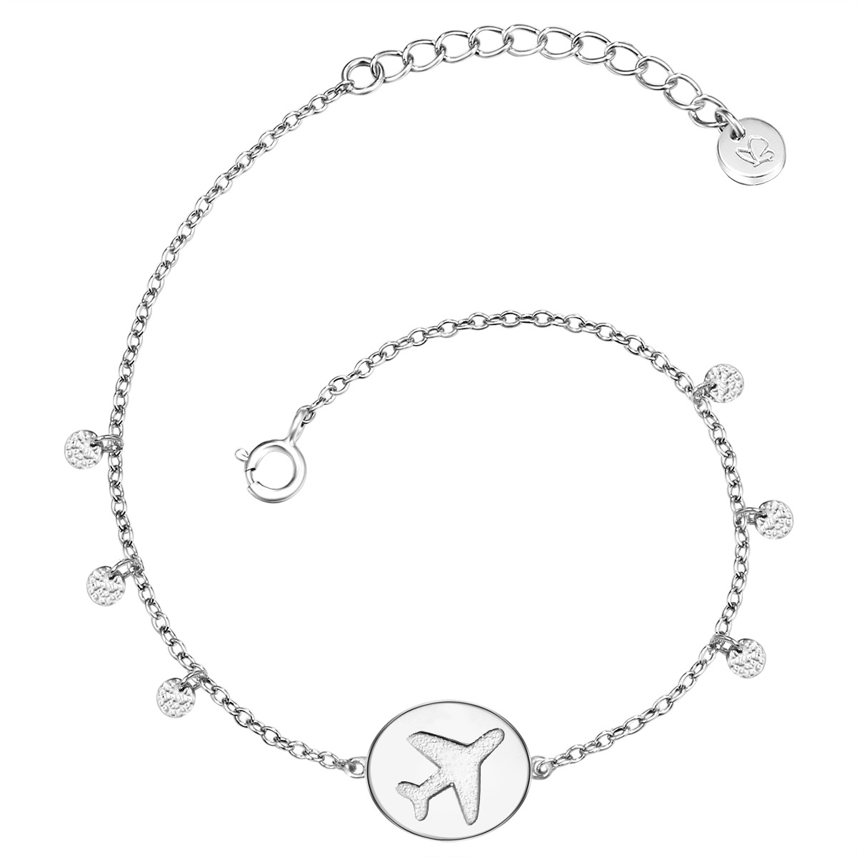 Damen Gliederarmband "G292", Silber 925 (Sterlingsilber)silber, GLANZSTÜCKE MÜNCHEN, Silber 925 (Sterlingsilber), Armbänder, aus Sterling Silber