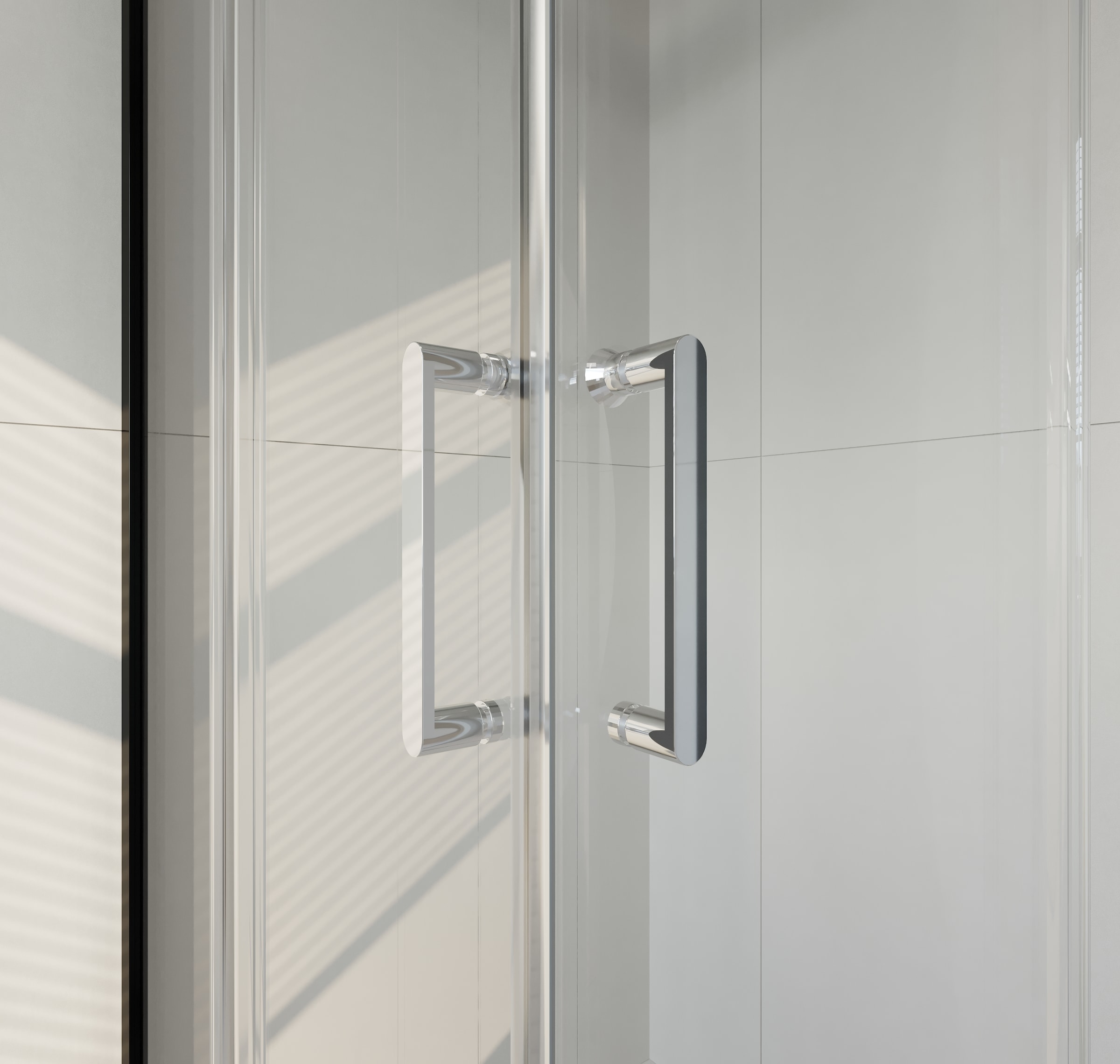 Marwell Eckdusche »FERMO II« Glasdusche mit Eckeinstieg und Gleittüren