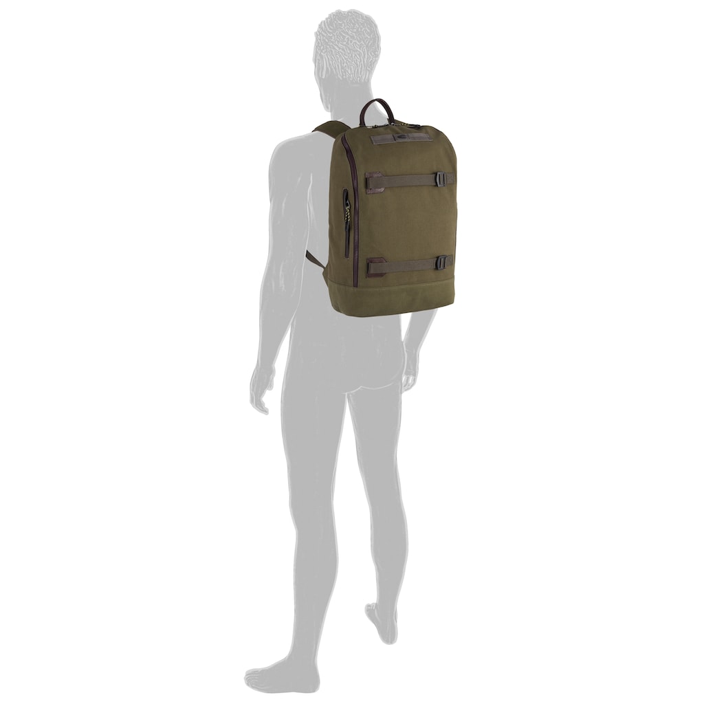 camel active Cityrucksack »LEWIS«, mit gepolstertem Laptopfach