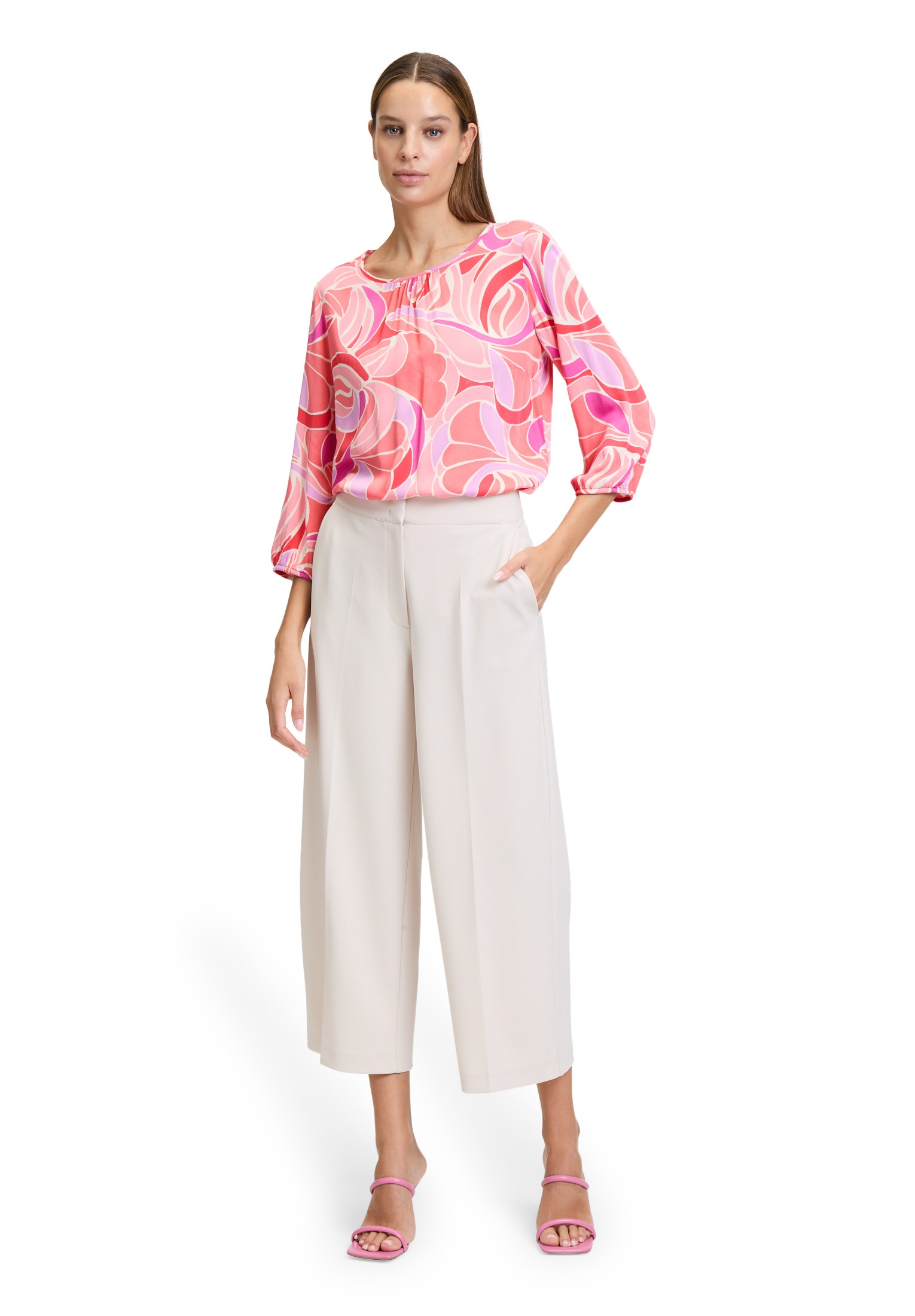 Betty Barclay Satinbluse »Betty Barclay Satin-Bluse mit 3/4 Arm«