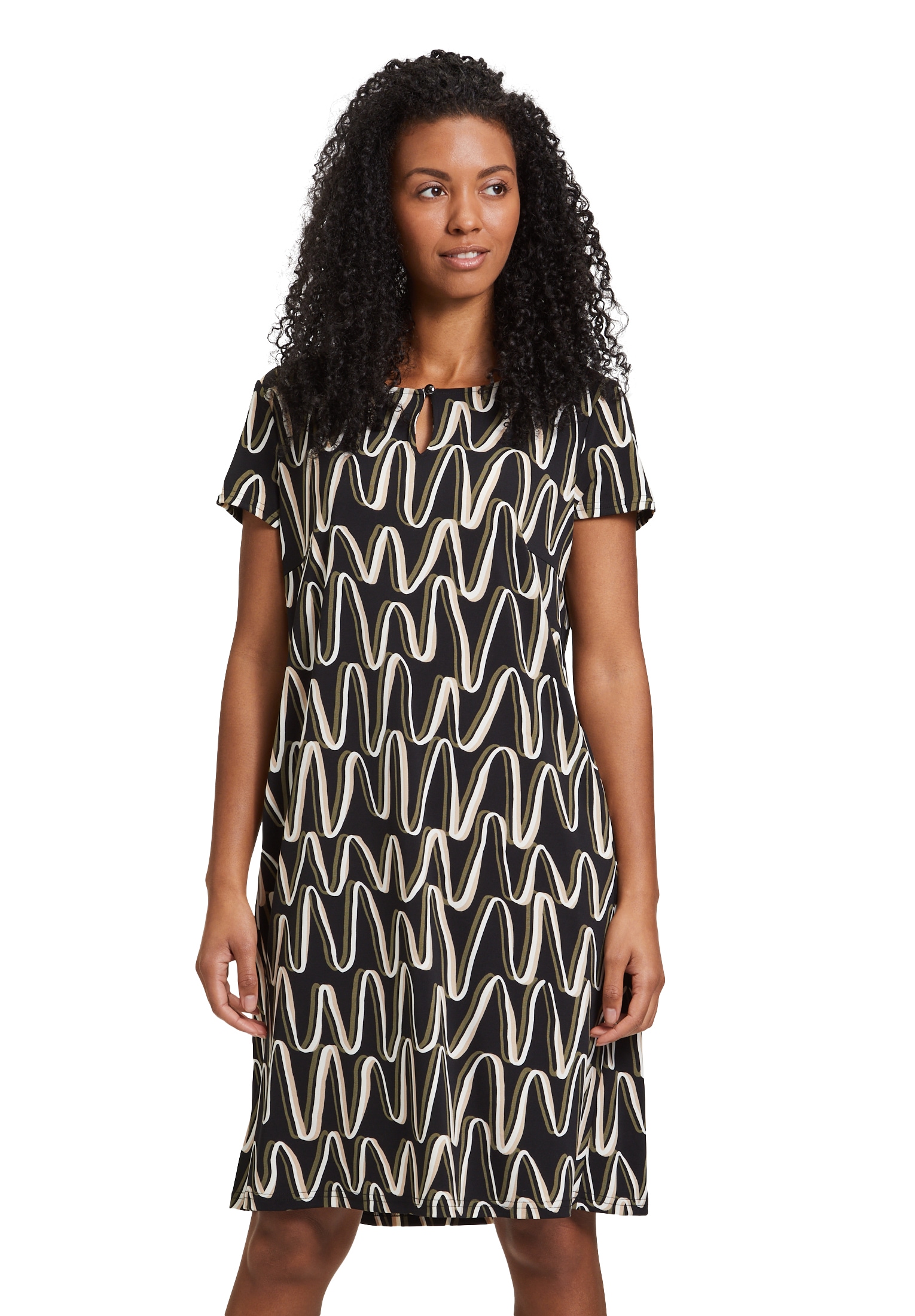 Betty Barclay Jerseykleid "Betty Barclay Jerseykleid mit Print", Form