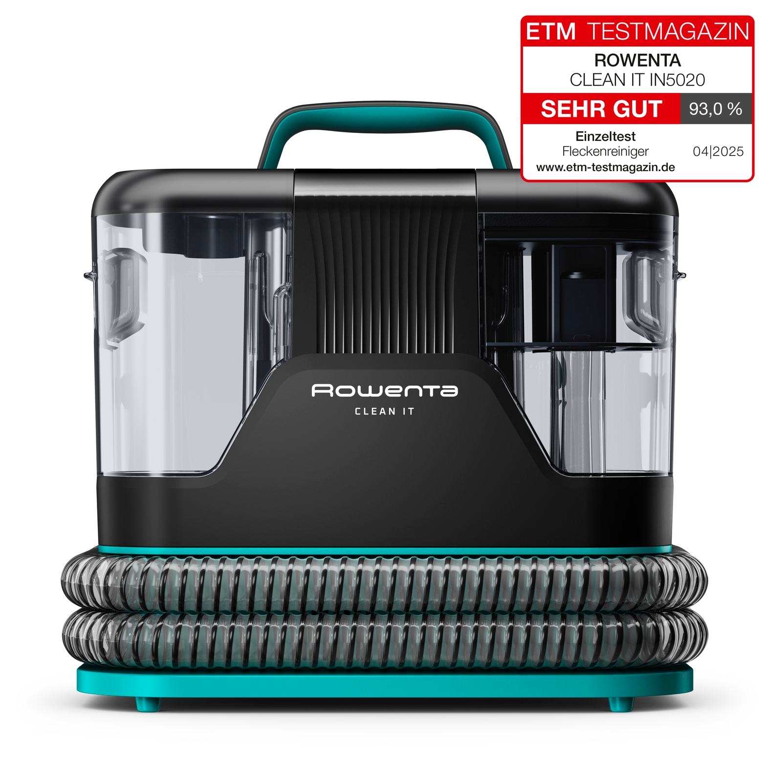 Rowenta Teppichreinigungsgerät »IN5020 Clean It«, (Set), tragbarerer Fleckenreiniger, beseitigt schnell und effizient Flecken