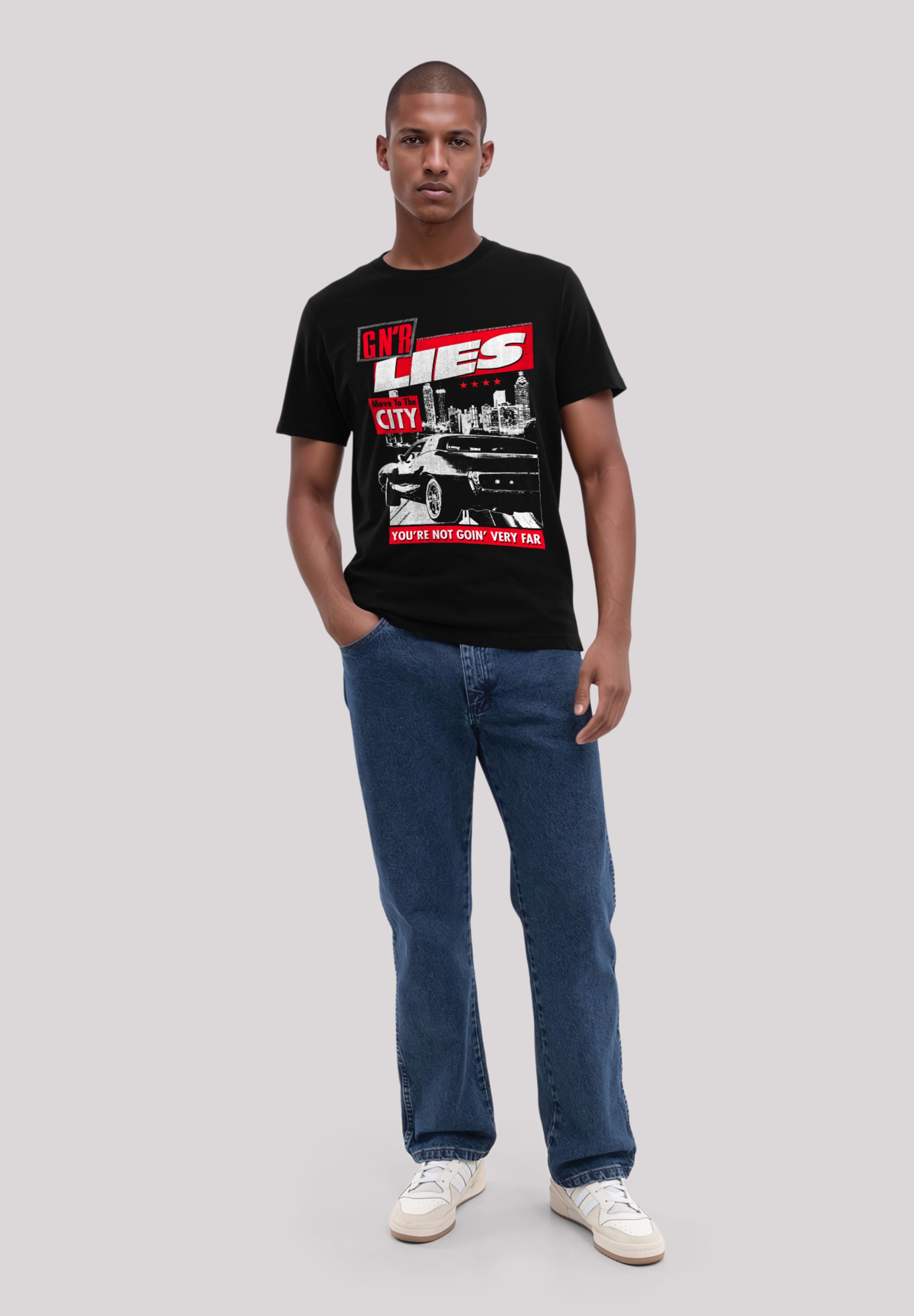 F4NT4STIC T-Shirt »Guns N' Roses Lies City Rock Music« Premium Qualität