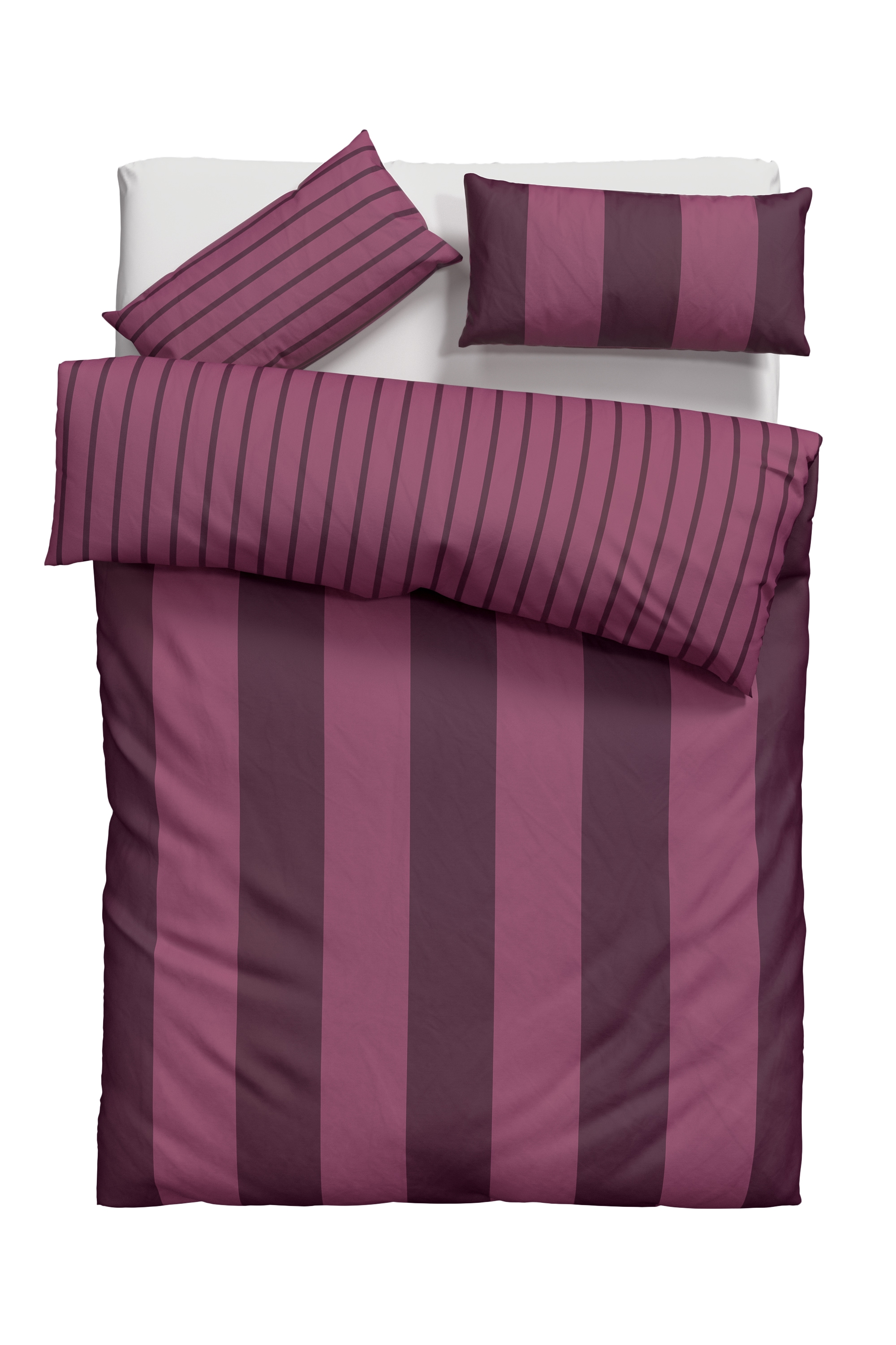 Home affaire Bettwäsche »Sari« 2 tlg. in verschiedenen Qualitäten, maritime Bettwäsche mit Streifen