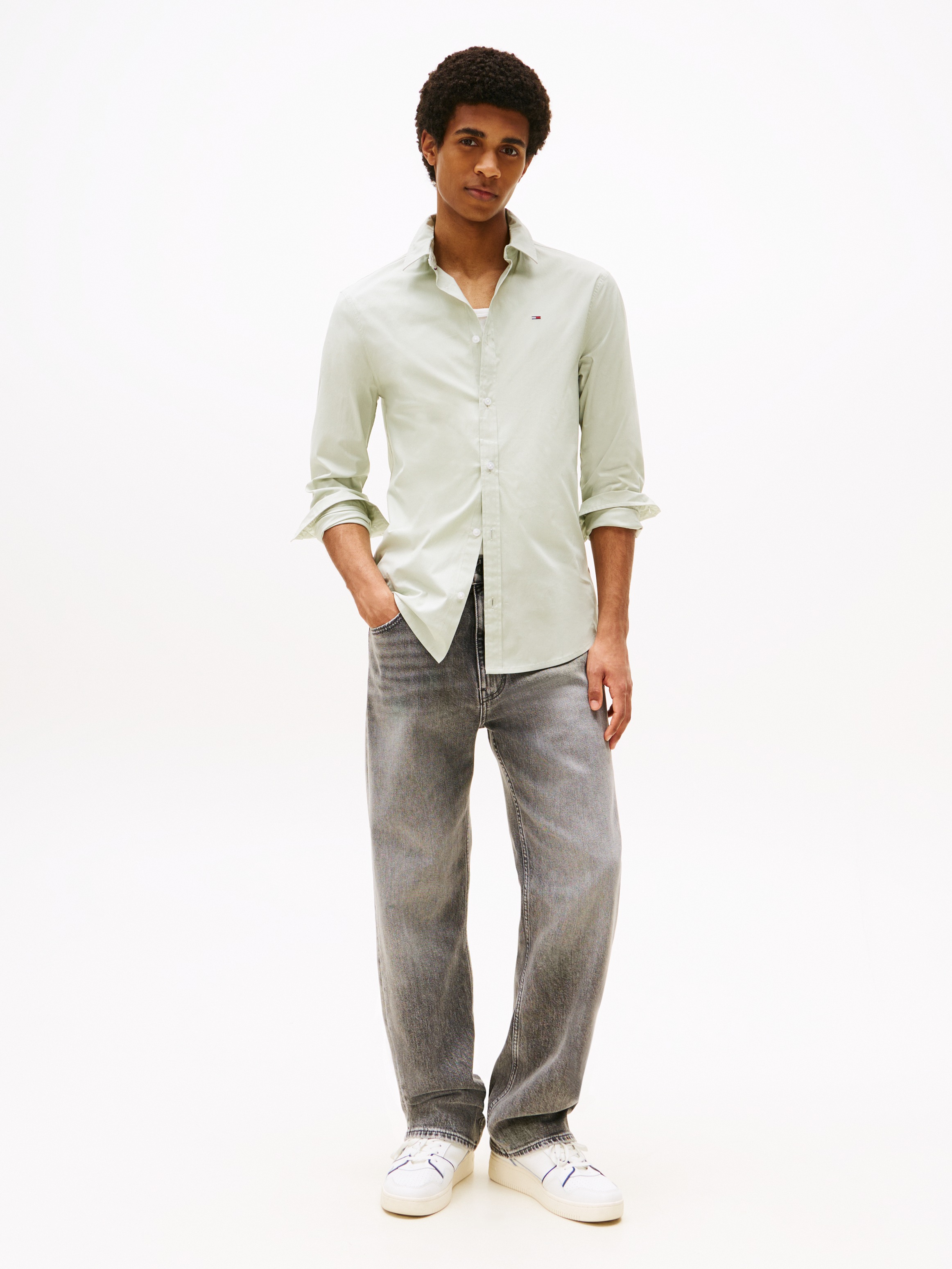 Tommy Jeans Langarmhemd "Sabim Stretch Hemd Shirt", Stretch Hemd, Premium, günstig online kaufen
