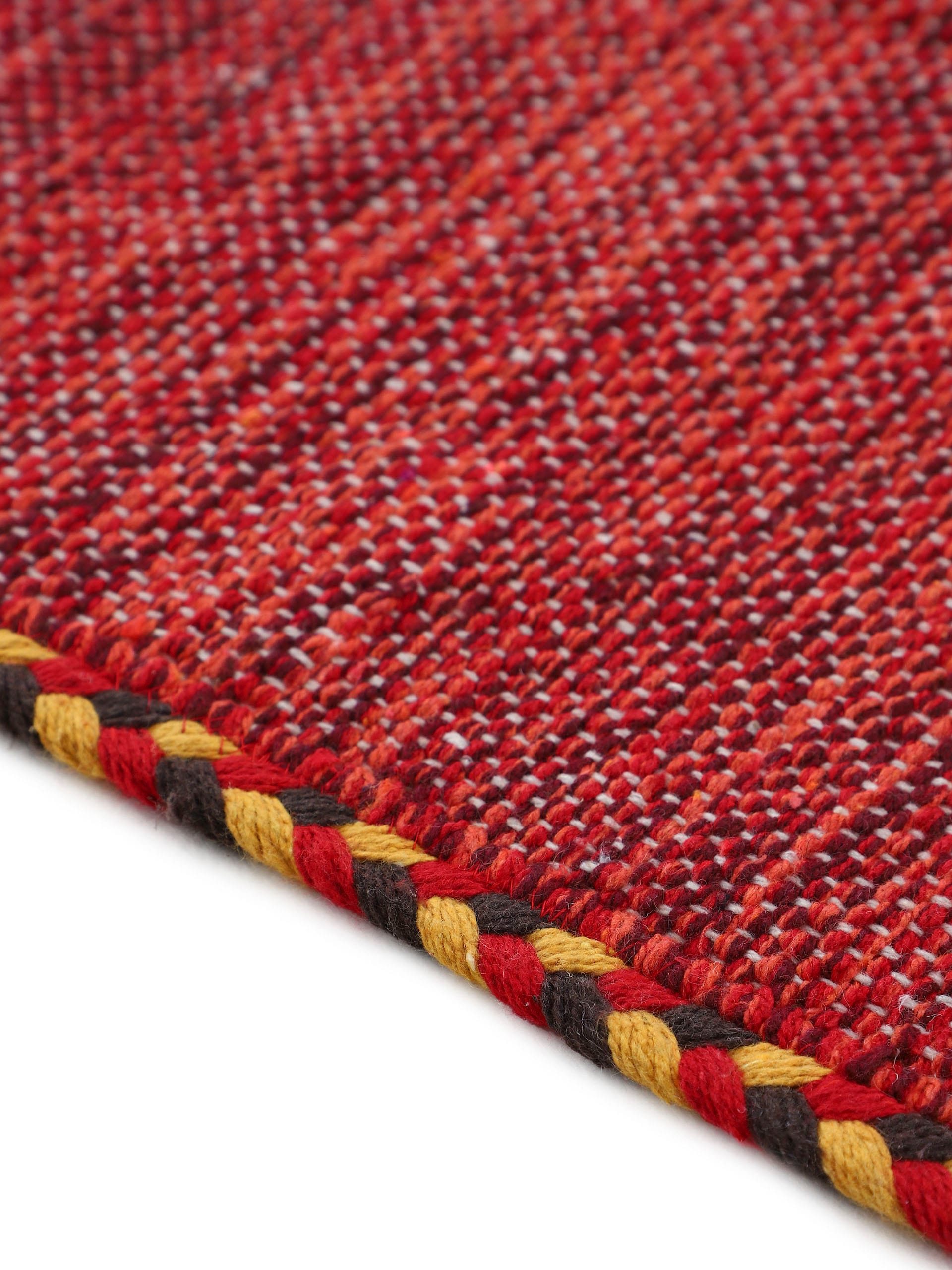 carpetfine Teppich »Kelim Azizi«, rechteckig, 5 mm Höhe, Baumwolle, Wendeteppich mit Fransen, Wohnzimmer