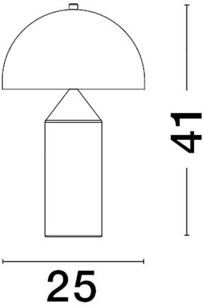 Nova Luce Tischleuchte »BOLT« E27 1 Stk.