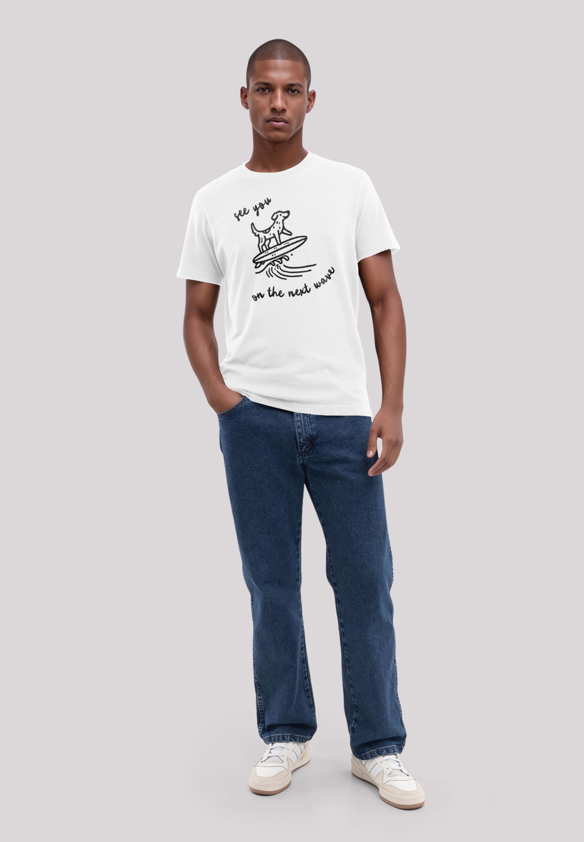 F4NT4STIC T-Shirt »See You On The Next Wave«, Premium Qualität