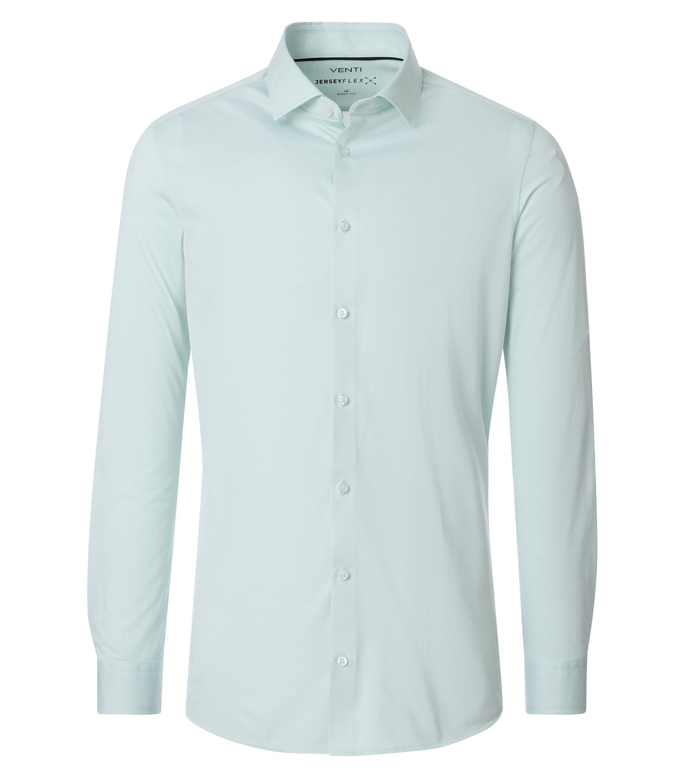VENTI Herren Businesshemd "VENTI Businesshemd uni"mint, Gr. 42, unifarben, 55% Baumwolle, 45% Polyester, Hemden