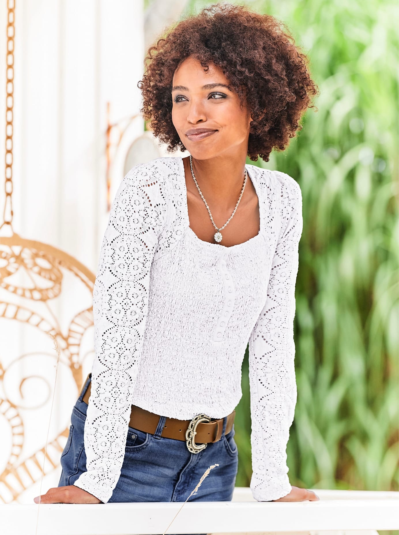 heine Langarmshirt "Shirt", 1 Stk. günstig online kaufen