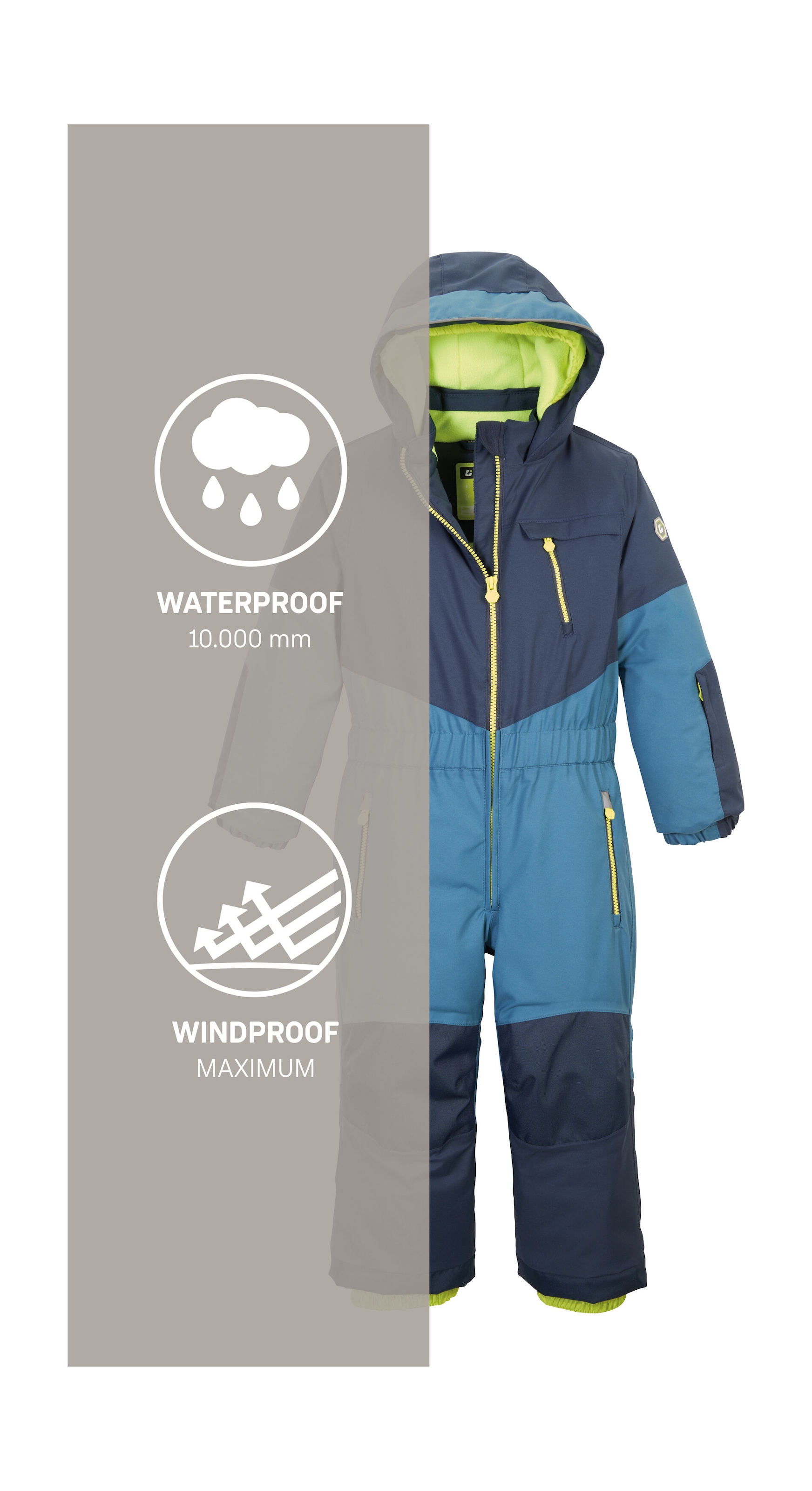 Killtec Overall »KW 89 MNS ONPC« Skioverall, wind-u wasserdicht, mitwachsend
