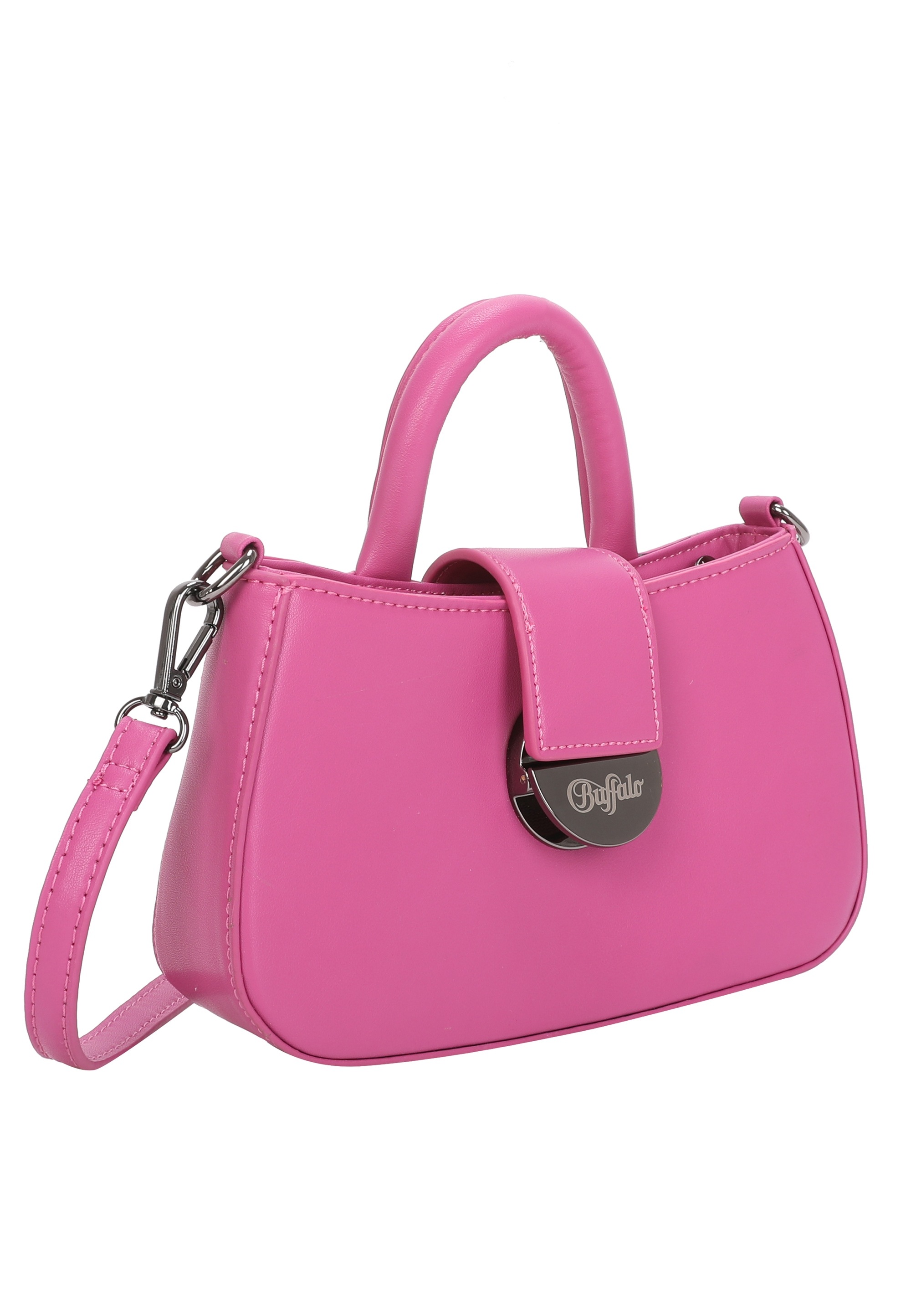 Buffalo Schultertasche »Curve«, mit dekorativem Clip-Metallverschluss