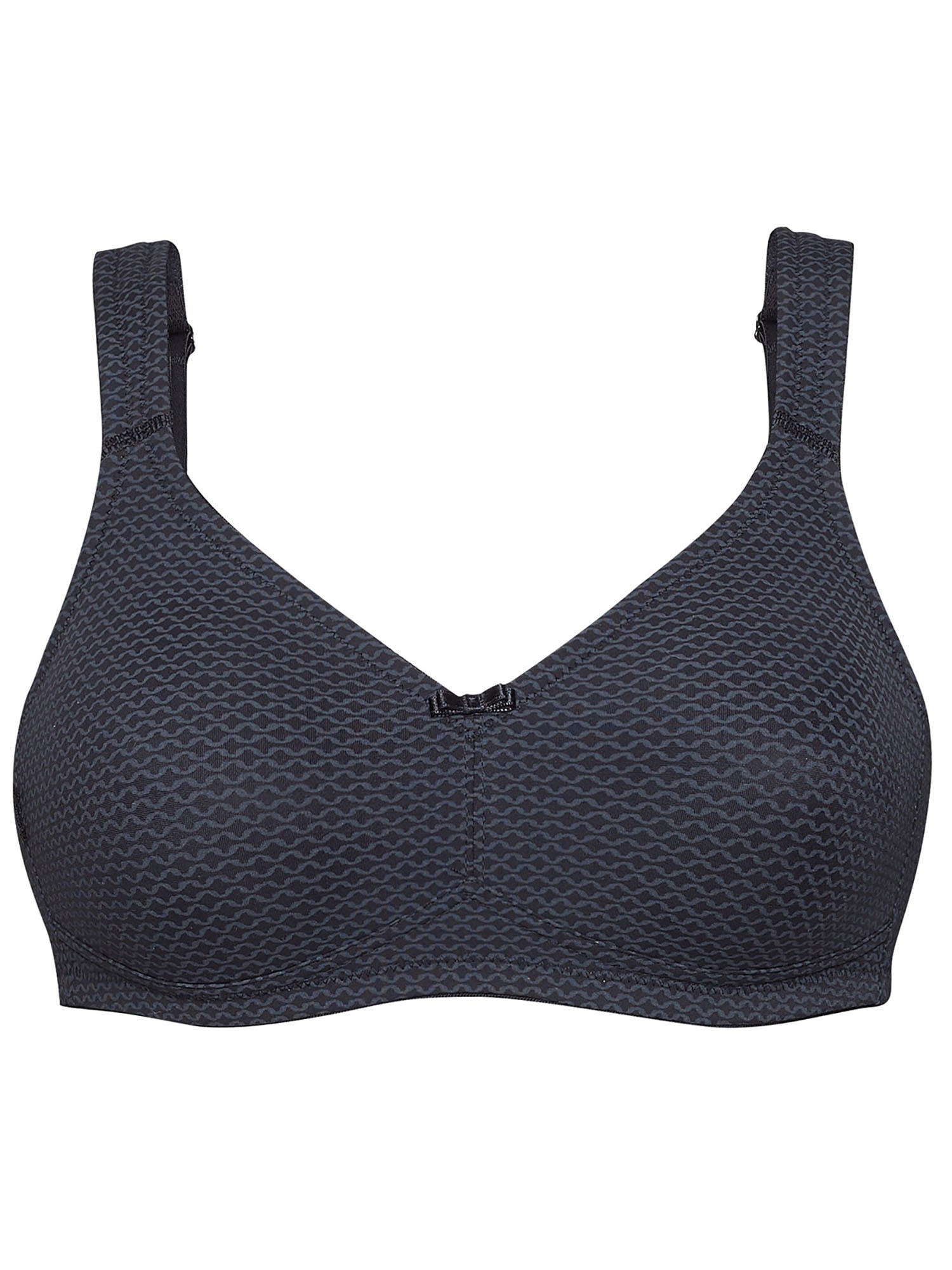 SUSA Damen Bügelloser BH "BH ohne Bügel Montreal", Gr. 95, schwarz, Stoff, Obermaterial: 75% Polyamid PA. 25% Elasthan EL., BHs