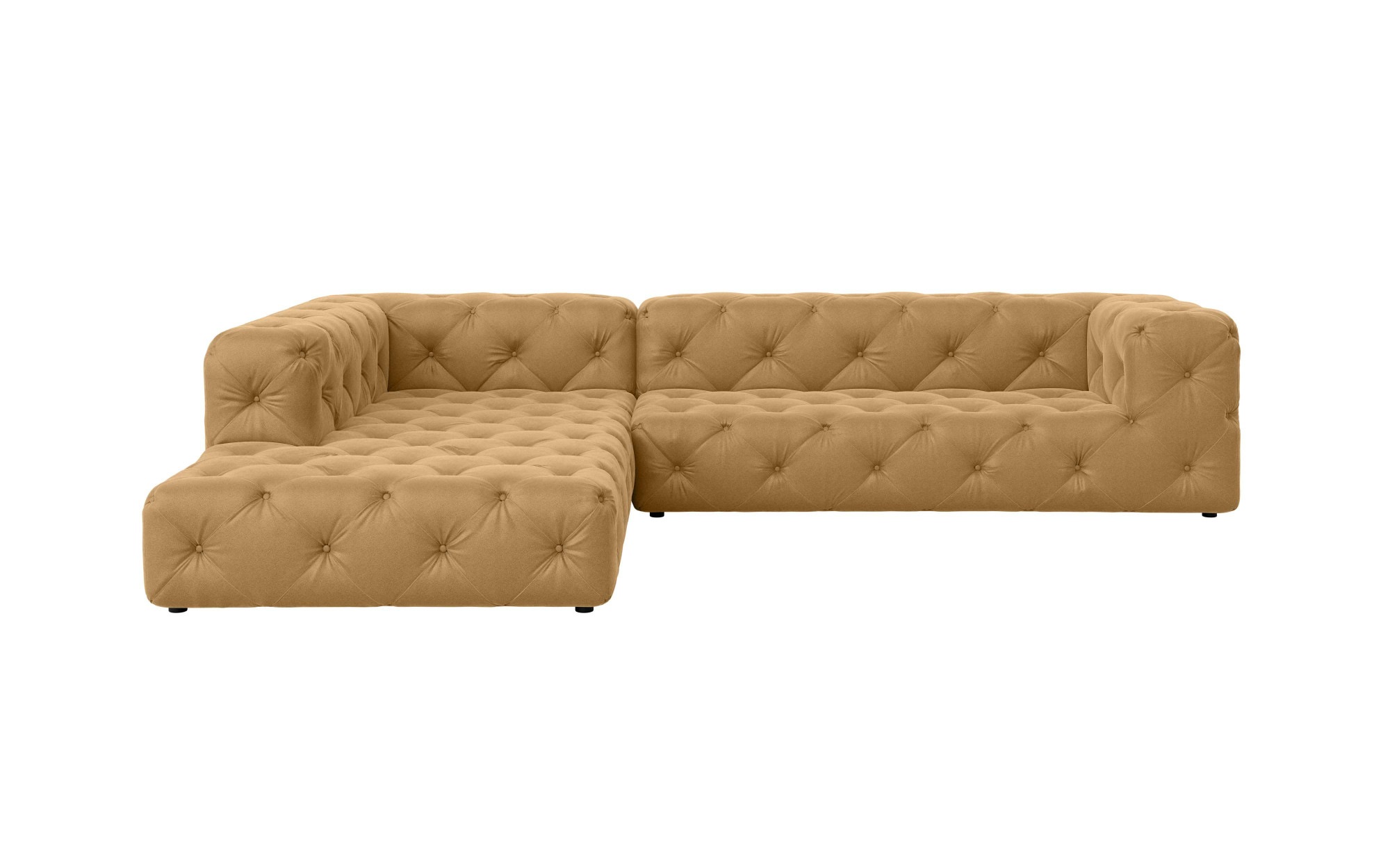 Home affaire Ecksofa "FOLLINA" L-Form, mit klassischer Chesterfield-Knopfhe günstig online kaufen