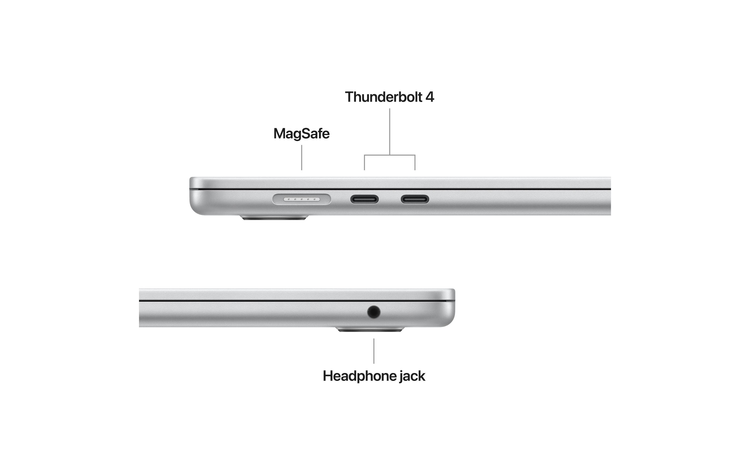 Apple Notebook »MacBook Air 15 2026 M5 10C GPU« 38,862 cm / 15,3 ″ Apple M5 512 GB SSD Integrierte NPU (Neural Processing Unit)