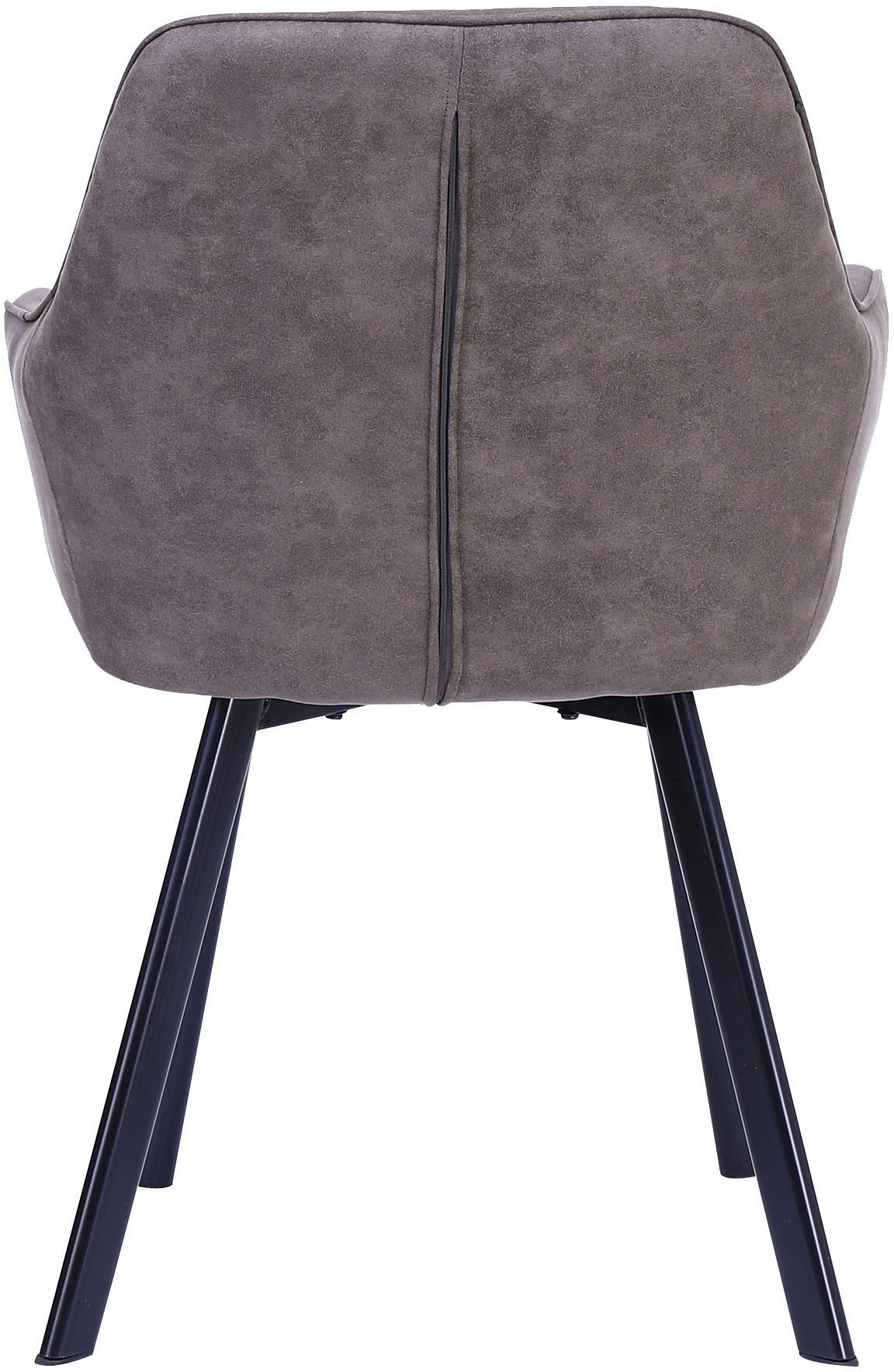 Thumbnail - SalesFever Armlehnstuhl "Cardiff Bequemer Esszimmerstuhl" (Set) 2 Stk.Edles Doppelset: Rückenlehnen mit charmanter Raute...