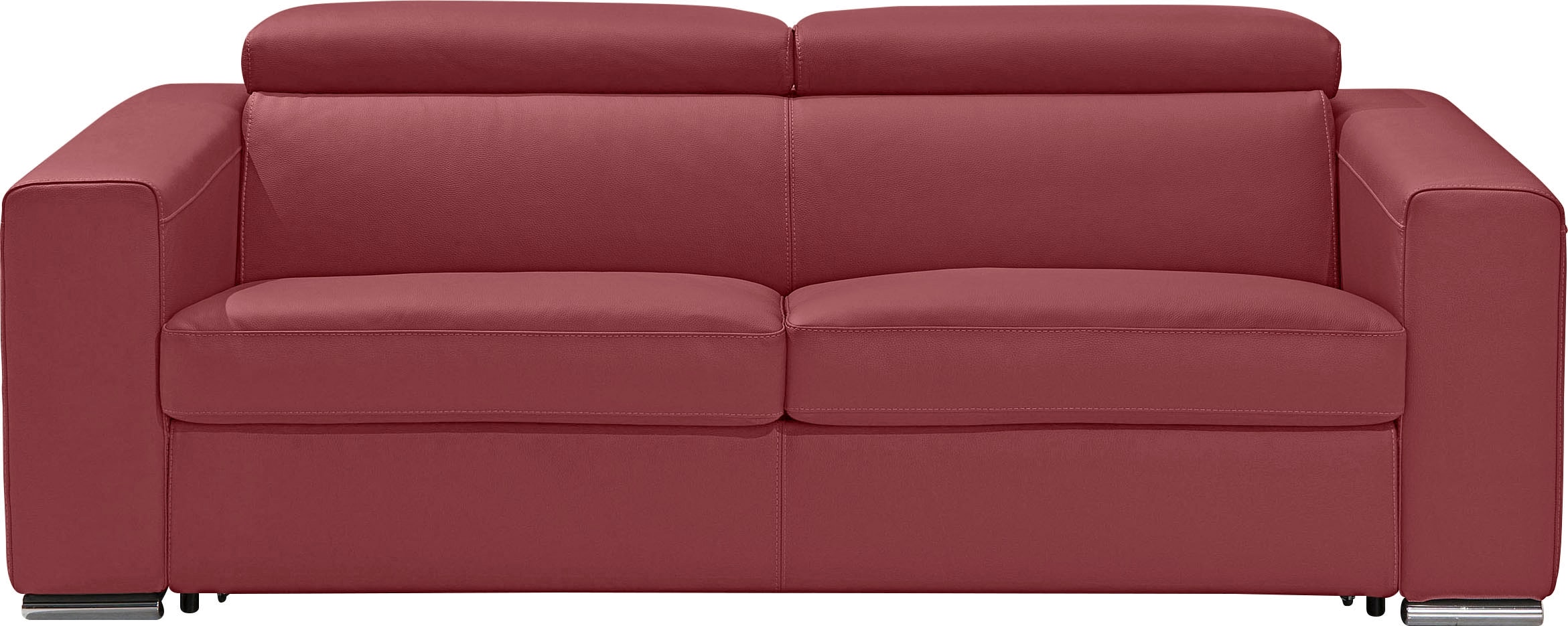 Egoitaliano Schlafsofa "Cabiria, Design und super Sitz- und Liegekomfort", Sofa inkl. Schlaffunktion, Kopfteile verstell