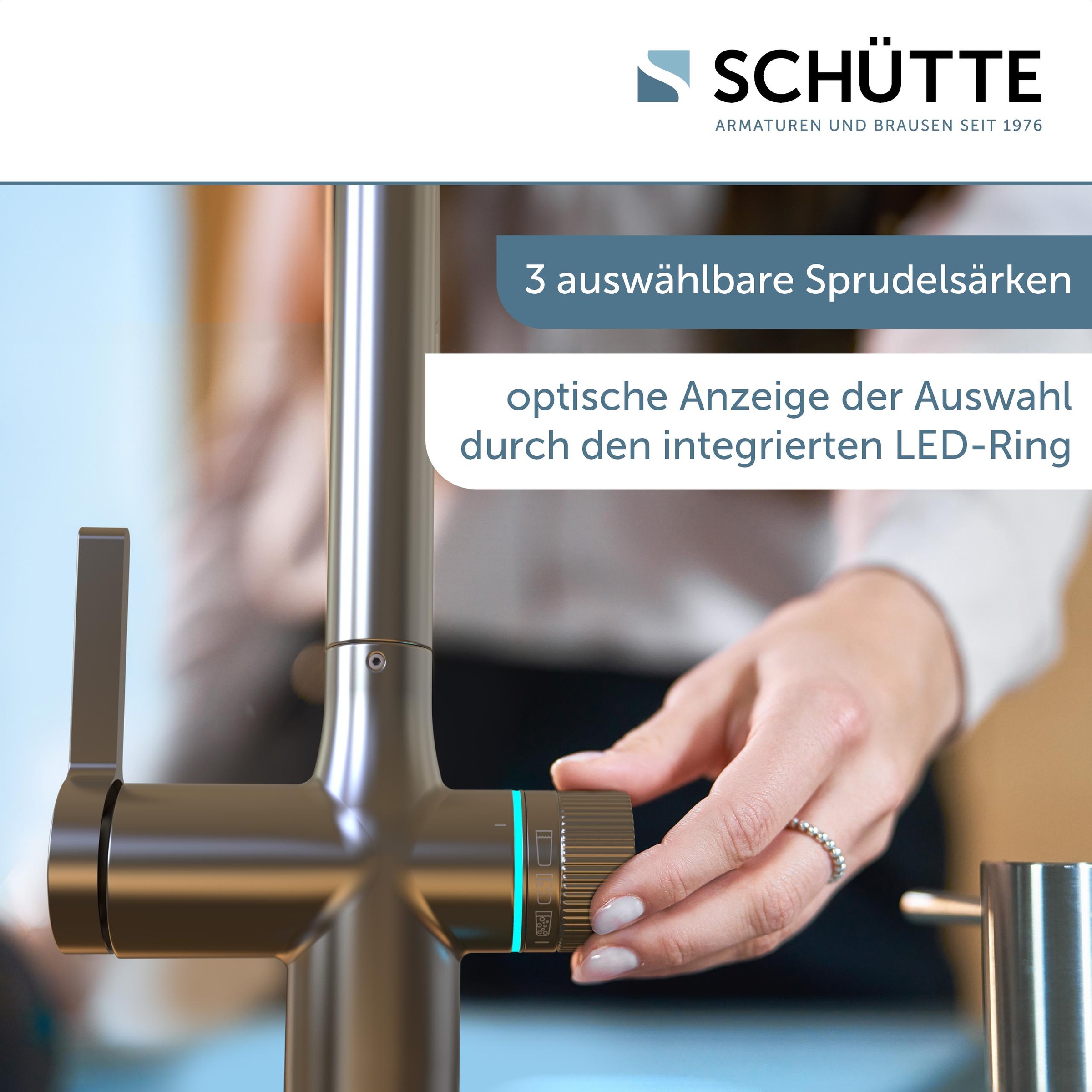 Schütte Spültischarmatur »»AQUASTAR PREMIUM« Sprudelwasser-Spültischarmatur«