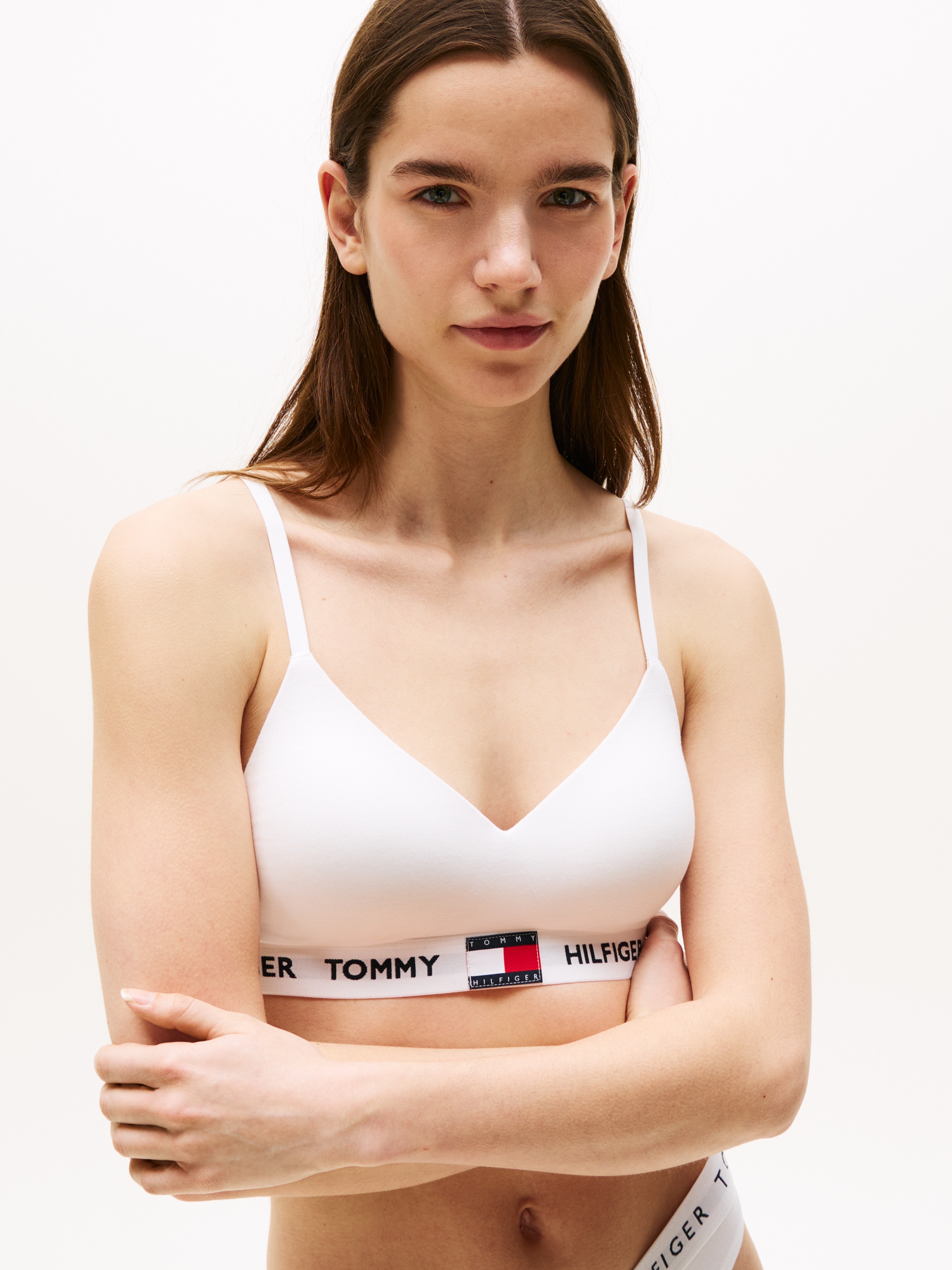 Tommy Hilfiger Underwear Bralette-BH »BRALETTE LIFT«, mit kontrastfarbenen Details, mit Logoschriftzug