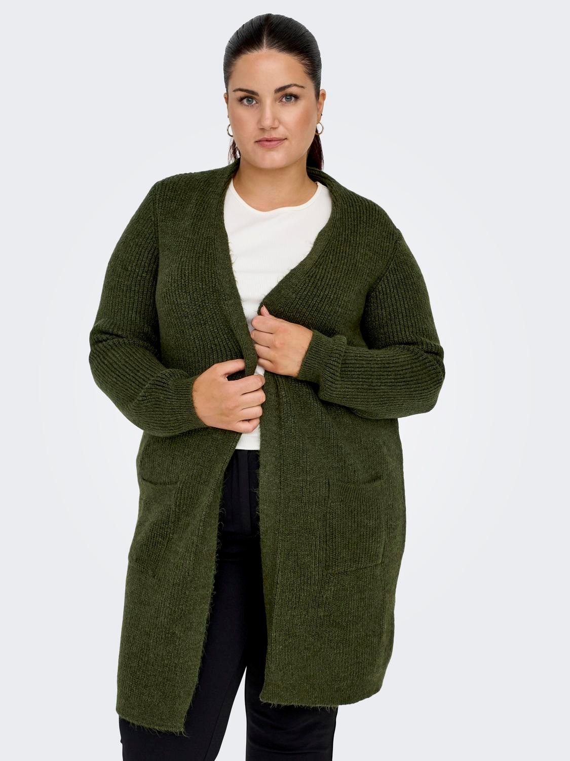 ONLY CARMAKOMA Strickjacke "CARJADE LS CARDIGAN KNT NOOS"