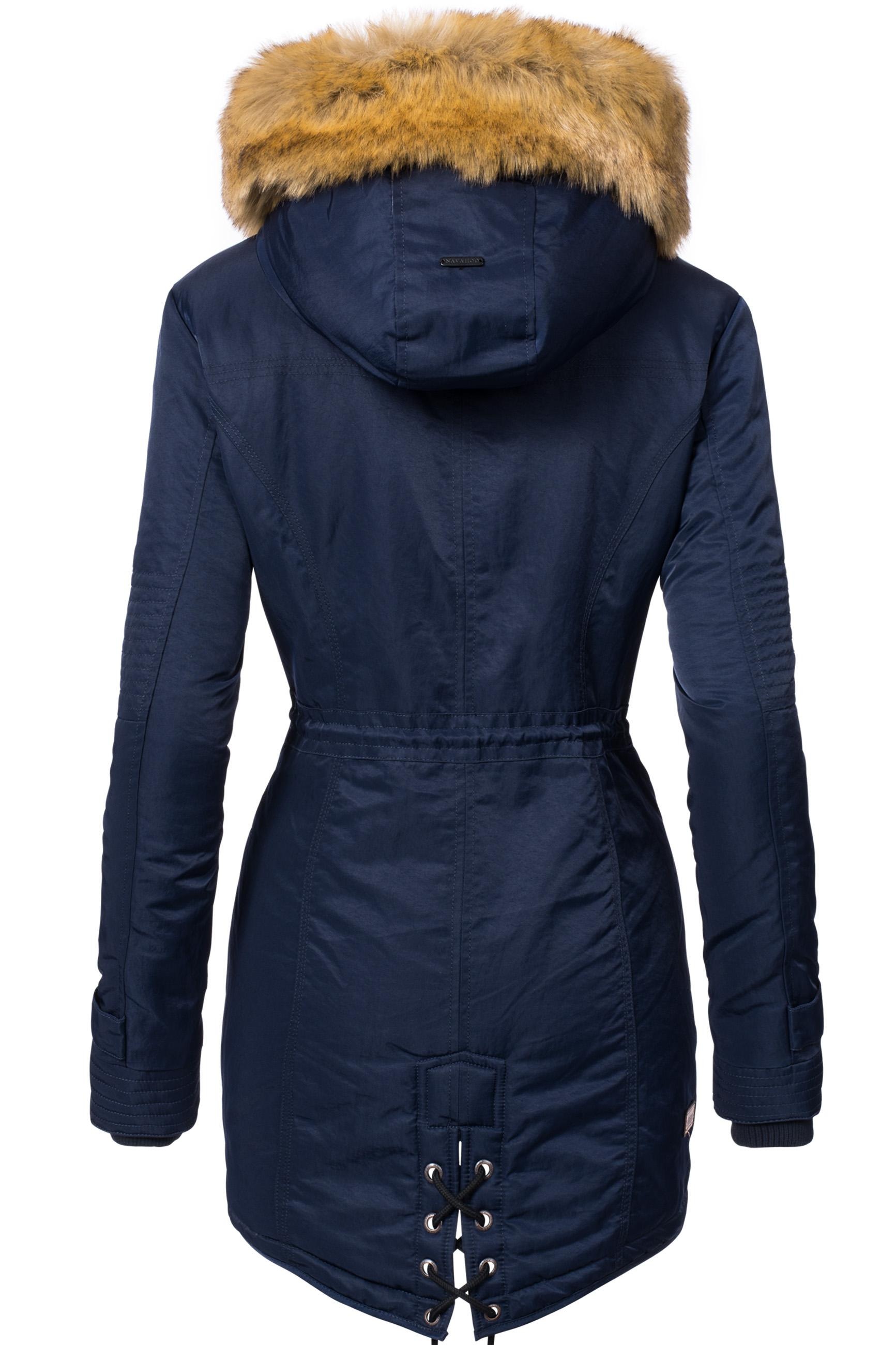 Thumbnail - Navahoo Wintermantel "La Viva" hochwertiger Winterparka mit großem Kunstfell
