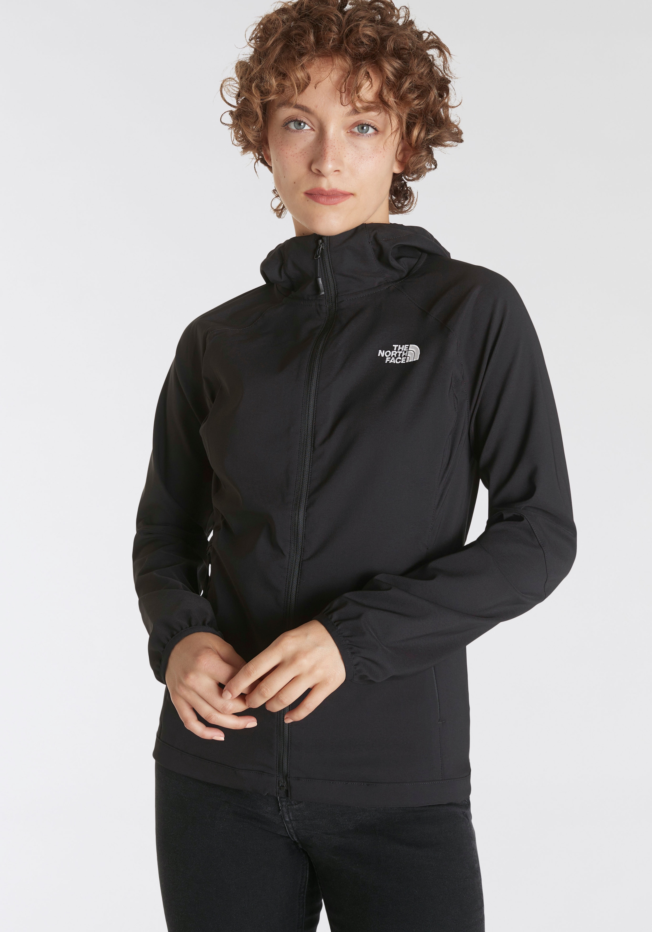 The North Face Softshelljacke »W NIMBLE HOODIE - EU«, mit Kapuze