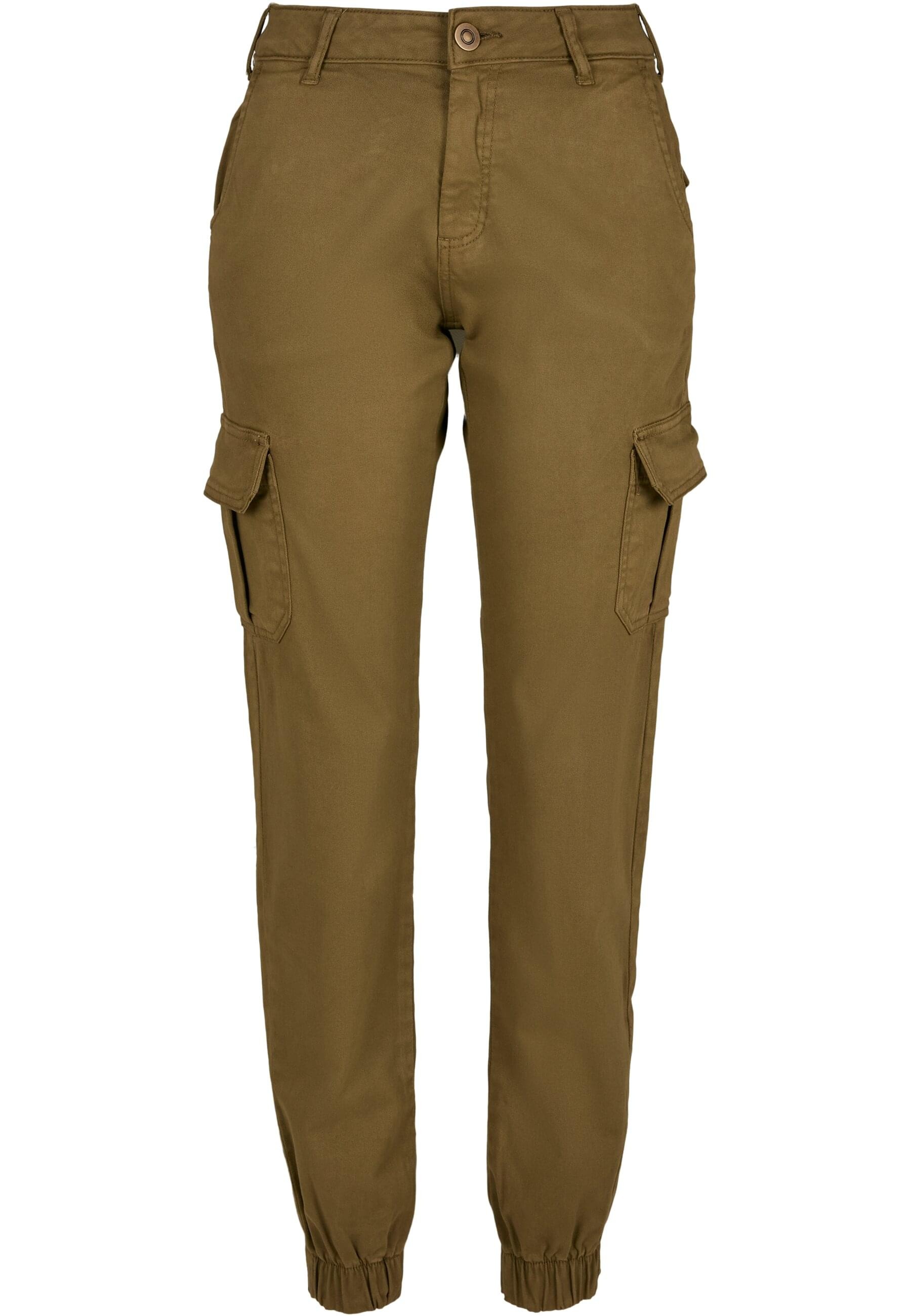 URBAN CLASSICS Cargohose "Urban Classics Damen Ladies High Waist Cargo Pants", (1 tlg.)