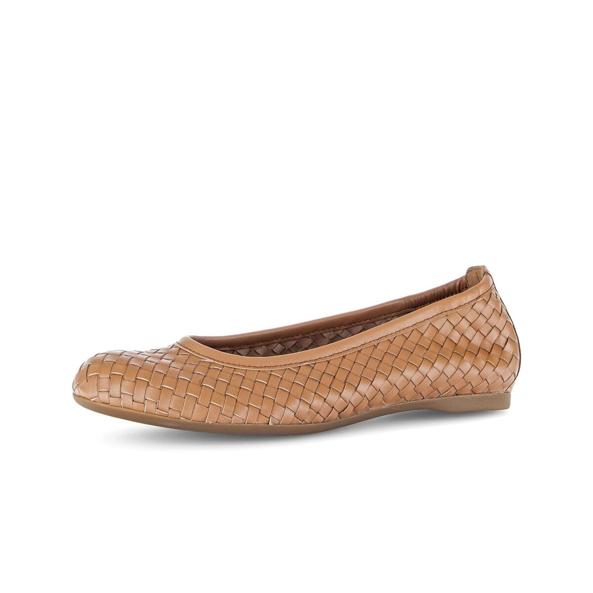Ballerina GABOR "Eleganter Ballerina", Damen, Gr. 41, braun, Schuhe Ballerina