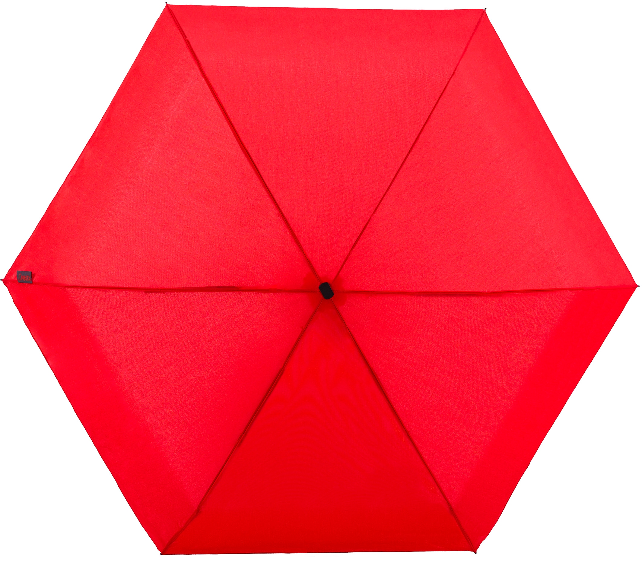 EuroSCHIRM® Taschenregenschirm »Dainty, | flach und rot«, BAUR kurz extra kaufen