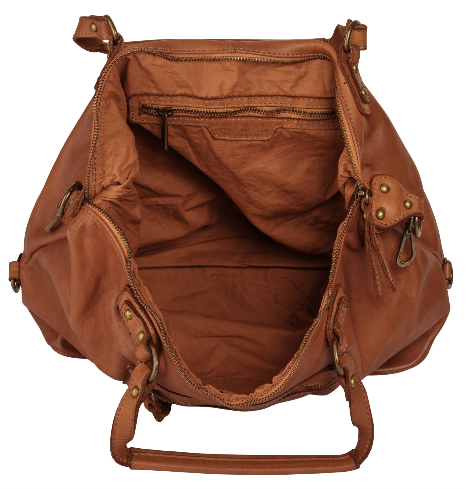 X-Zone Shopper, echt Leder, Made in Italy