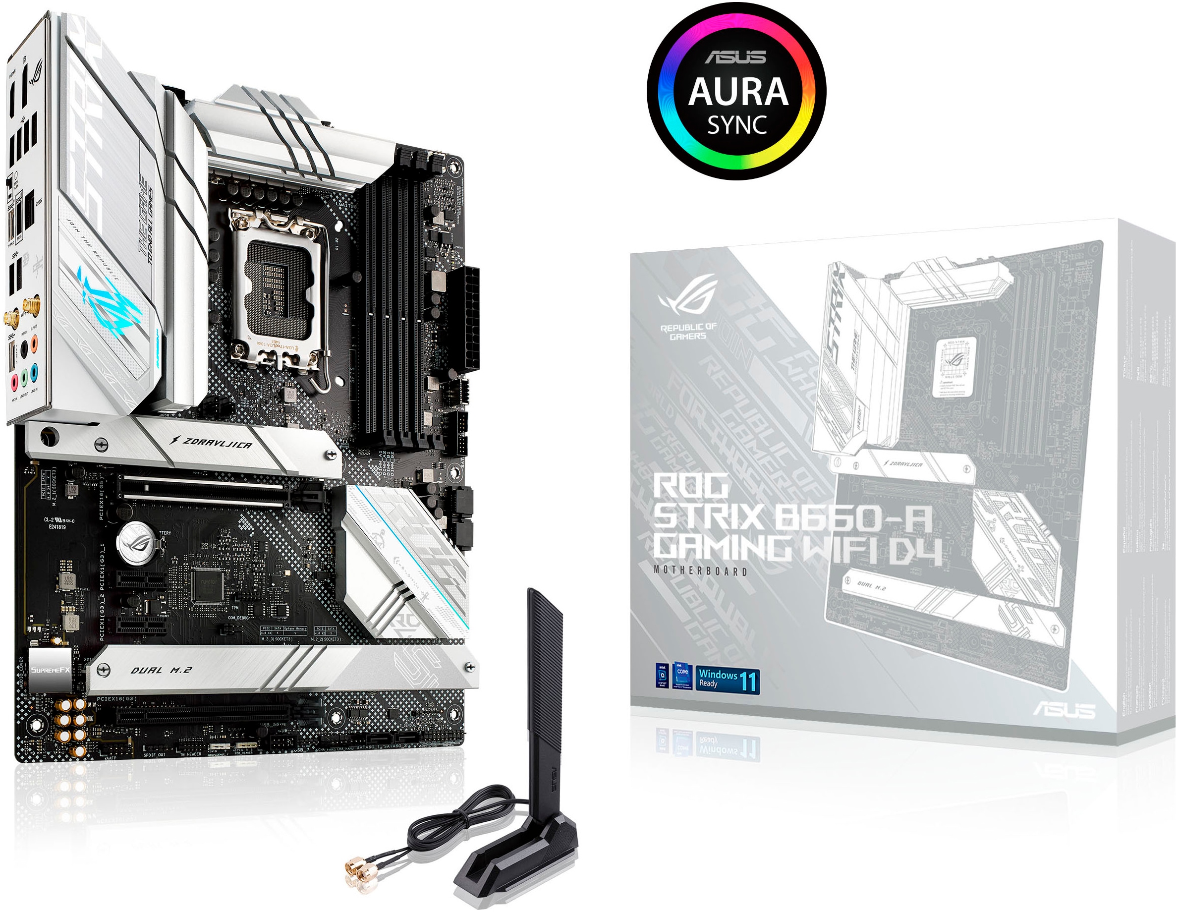 Asus Mainboard »ROG STRIX B660-A GAMING WIFI D4«
