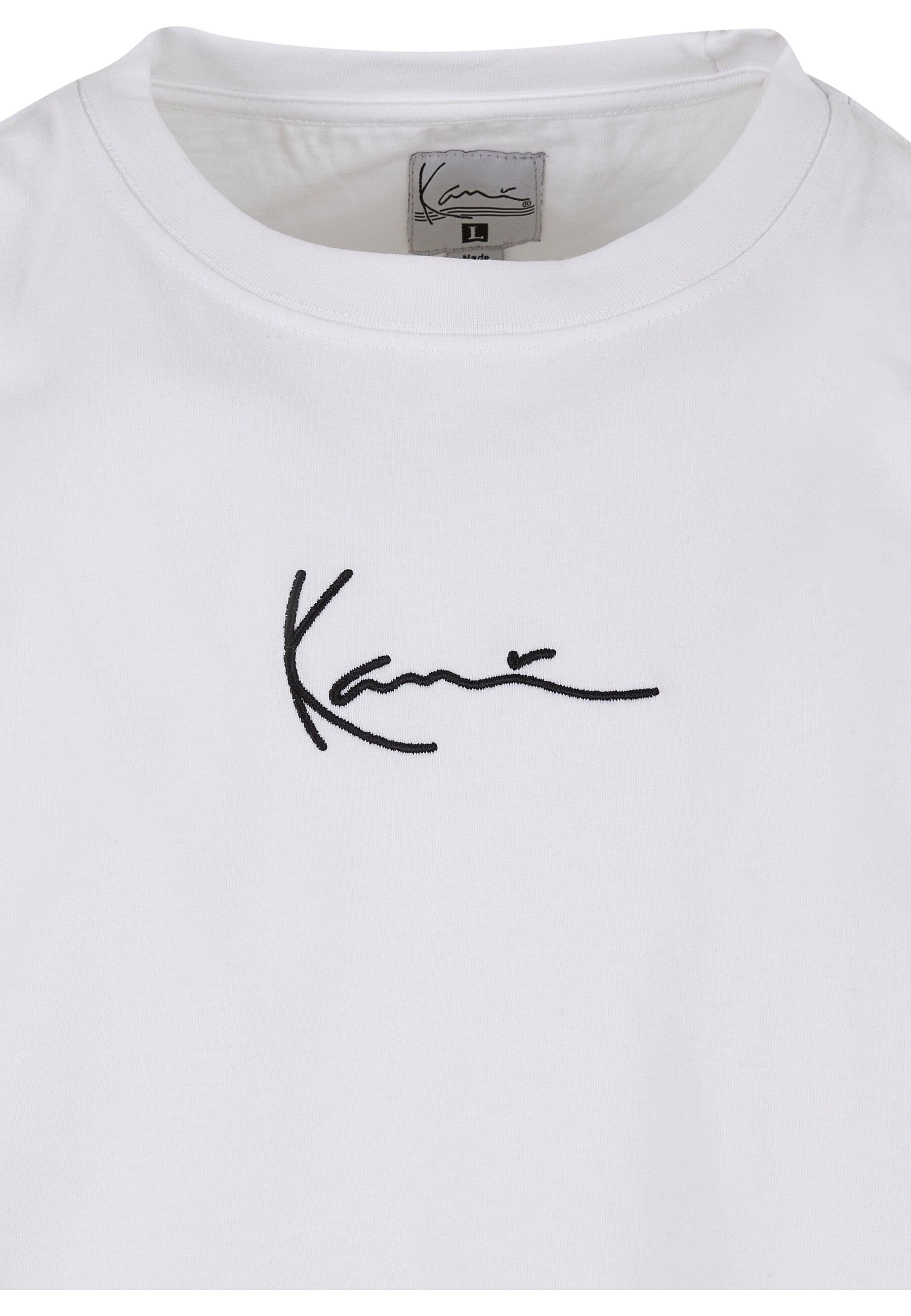 Karl Kani T-Shirt »Karl Kani Herren Small Signature Black Logo Tee white«