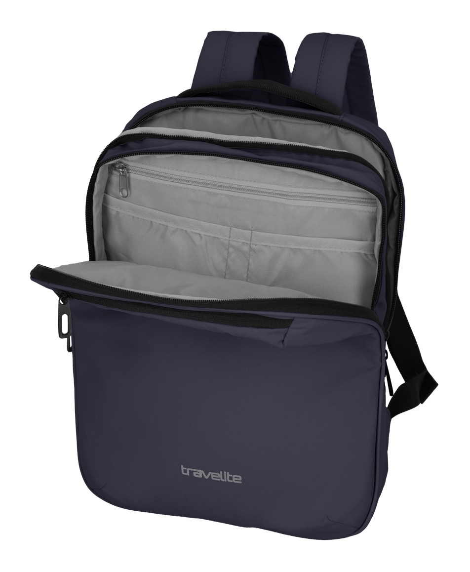 travelite Daypack »BASICS Plane RV«, Freizeitrucksack Laptopfach Sicherheitsfach