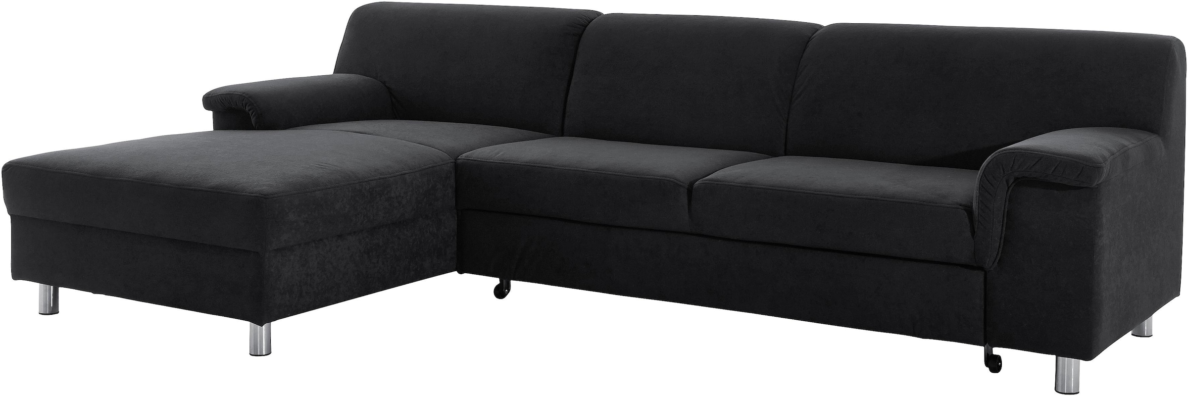 INOSIGN Ecksofa »Jamie, modern und elegant, Fußhöhe 9cm, L-Form,«, wahlweise mit Bettfunktion