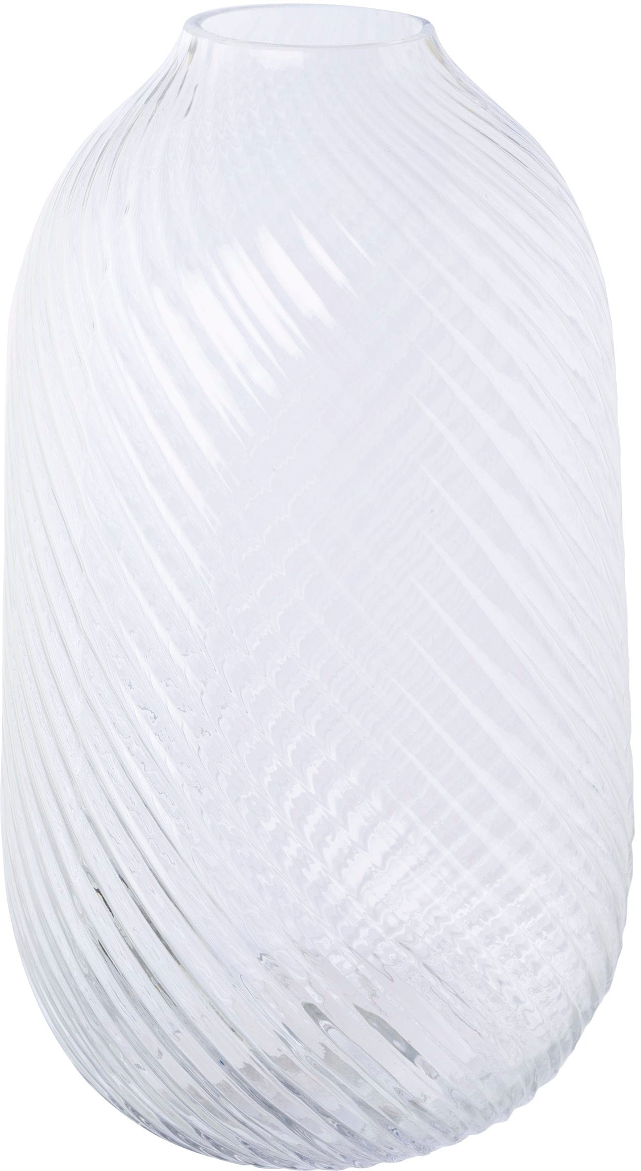 Home affaire Tischvase "Marenne" aus Glas, mit wunderschönem Schliff günstig online kaufen